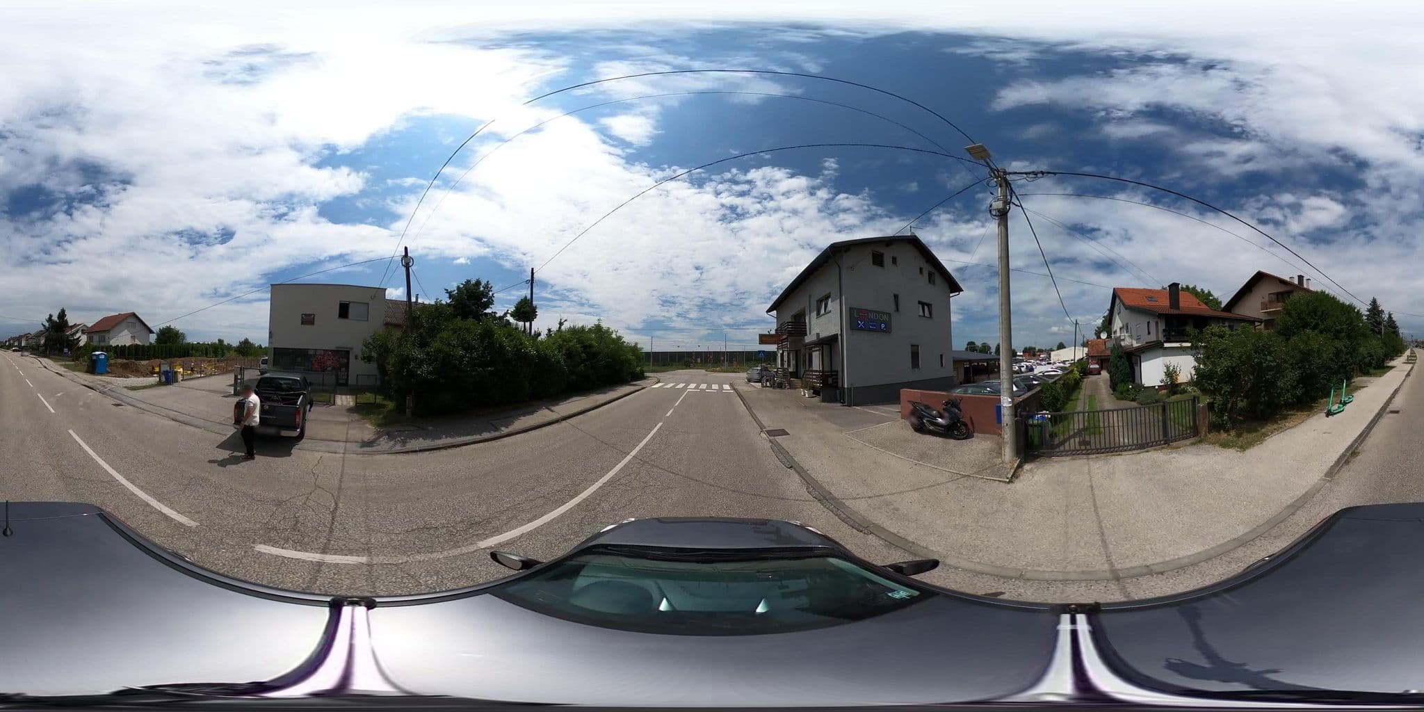 Street view near London Rooms Zagreb Airport, Gradići — © vgorica360 (CC BY-SA · Mapillary)