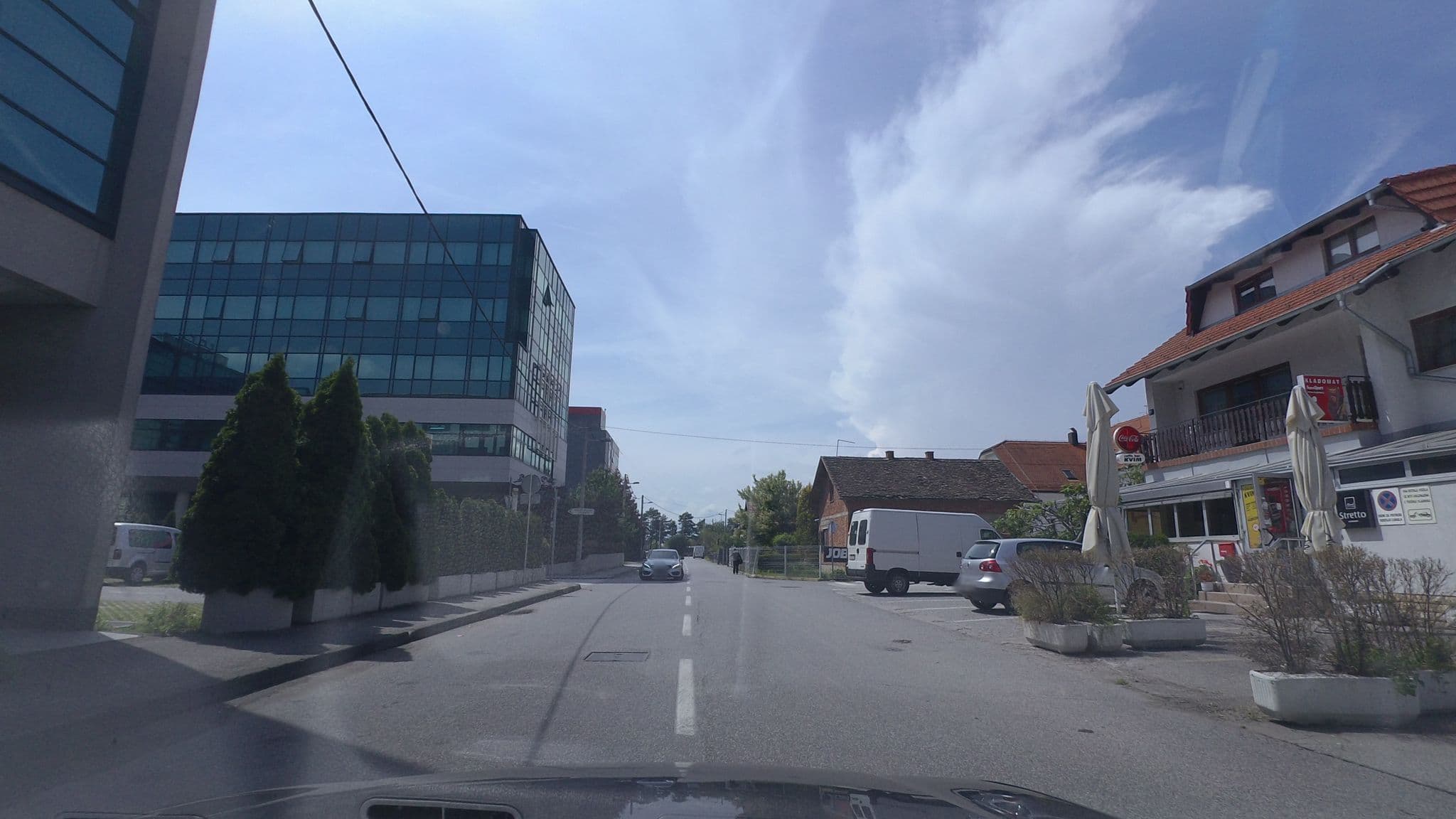 Street view near Aristos Hotel Zagreb, Buzin — © hbogner (CC BY-SA · Mapillary)