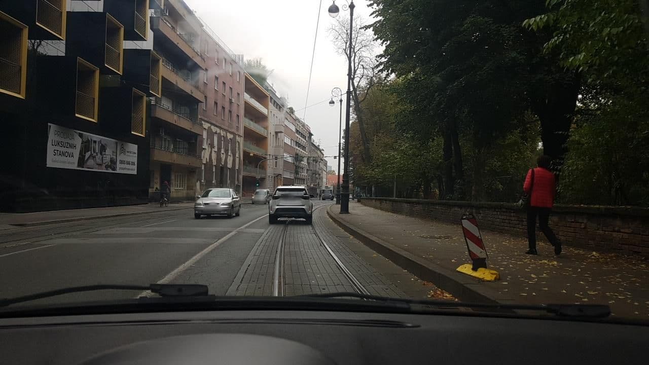 Street view near Amalia Apartments, Zagreb — © mik007 (CC BY-SA · Mapillary)