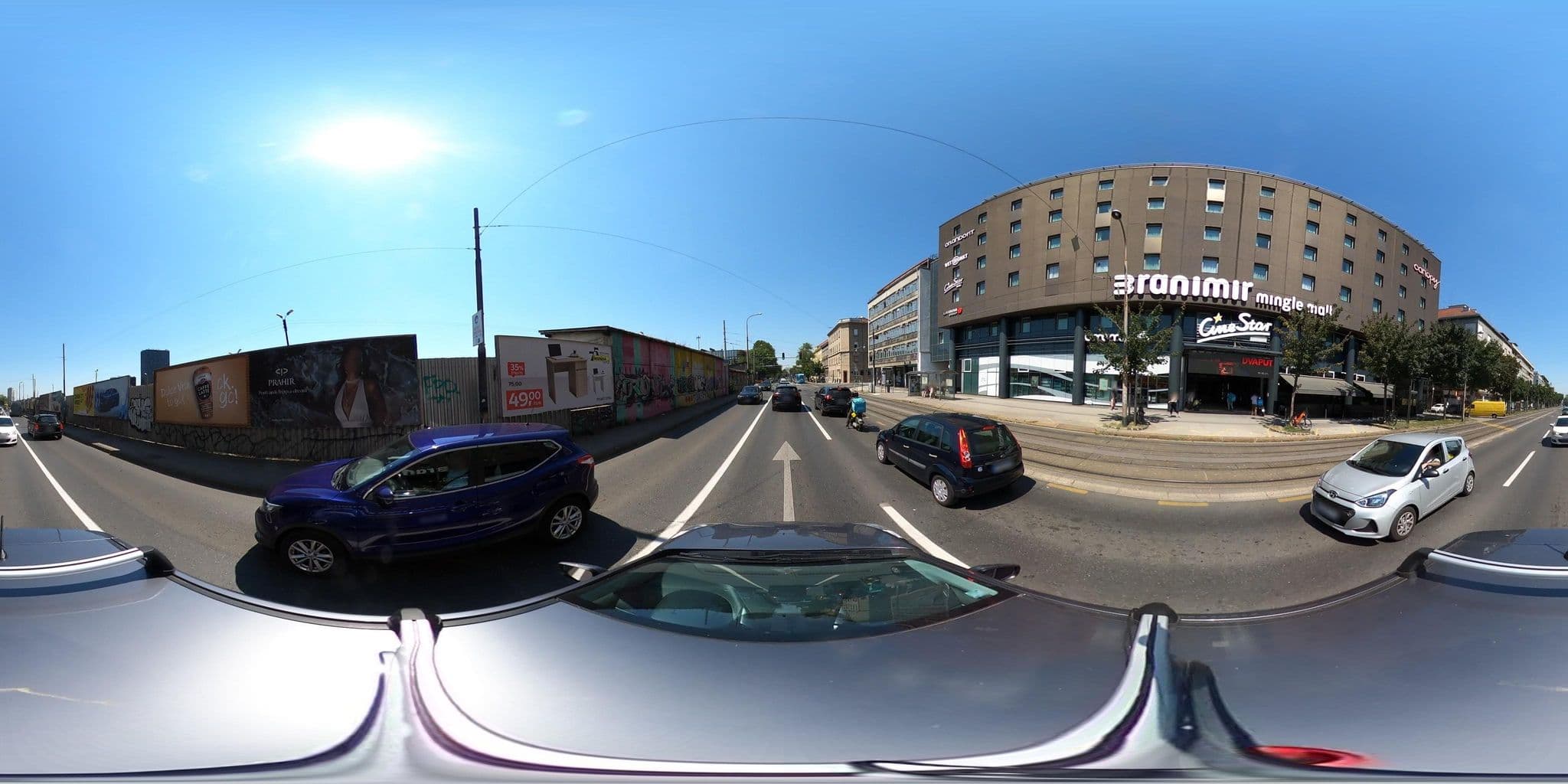 Street view near HOTEL BRANIMIR d.o.o., Centar — © tomislavzen12 (CC BY-SA · Mapillary)
