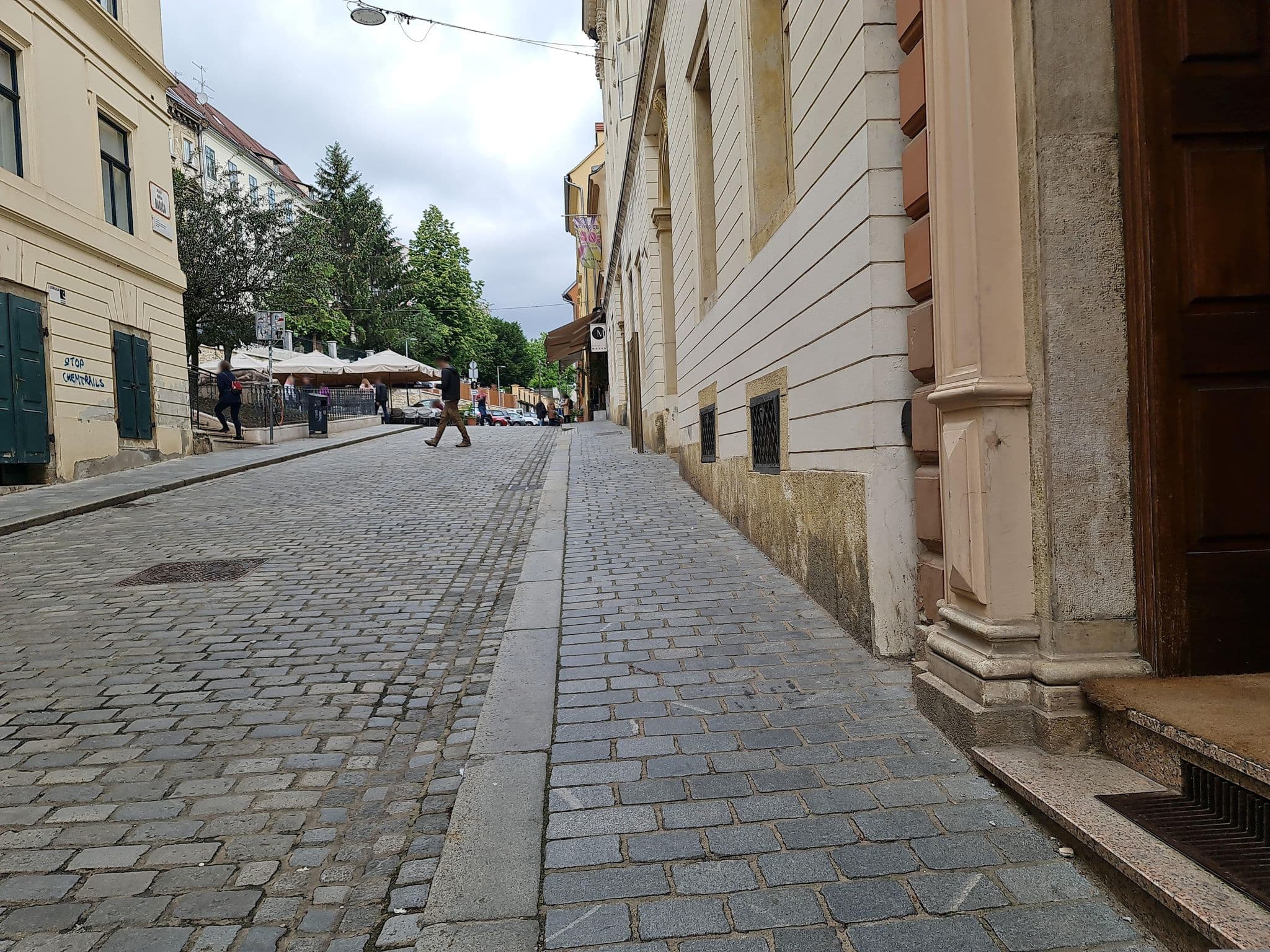 Street view near Elgra apartments, Zagreb — © bartdc (CC BY-SA · Mapillary)