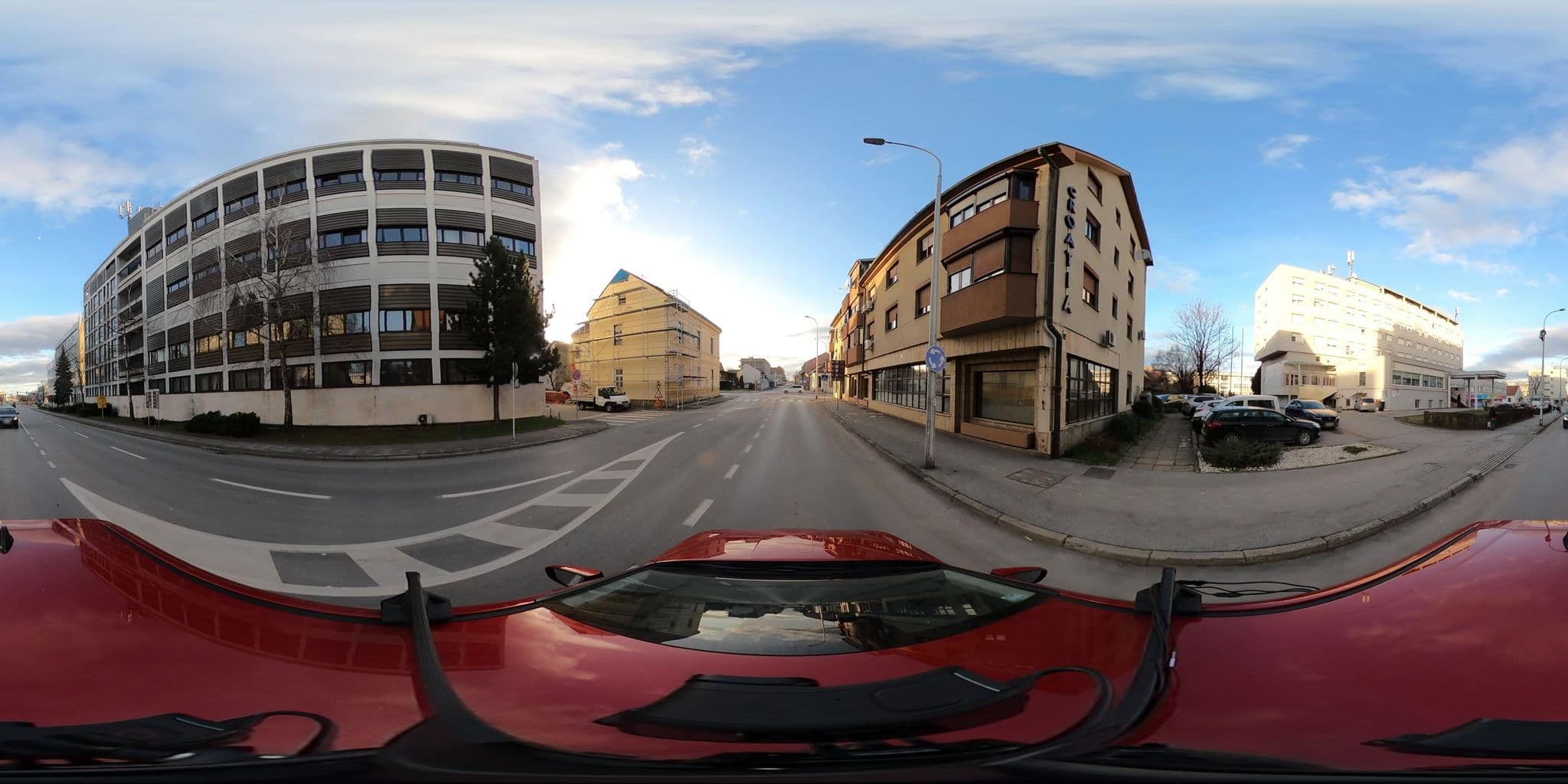 Street view near Hotel Panonija, Sisak — © tomislavzen12 (CC BY-SA · Mapillary)