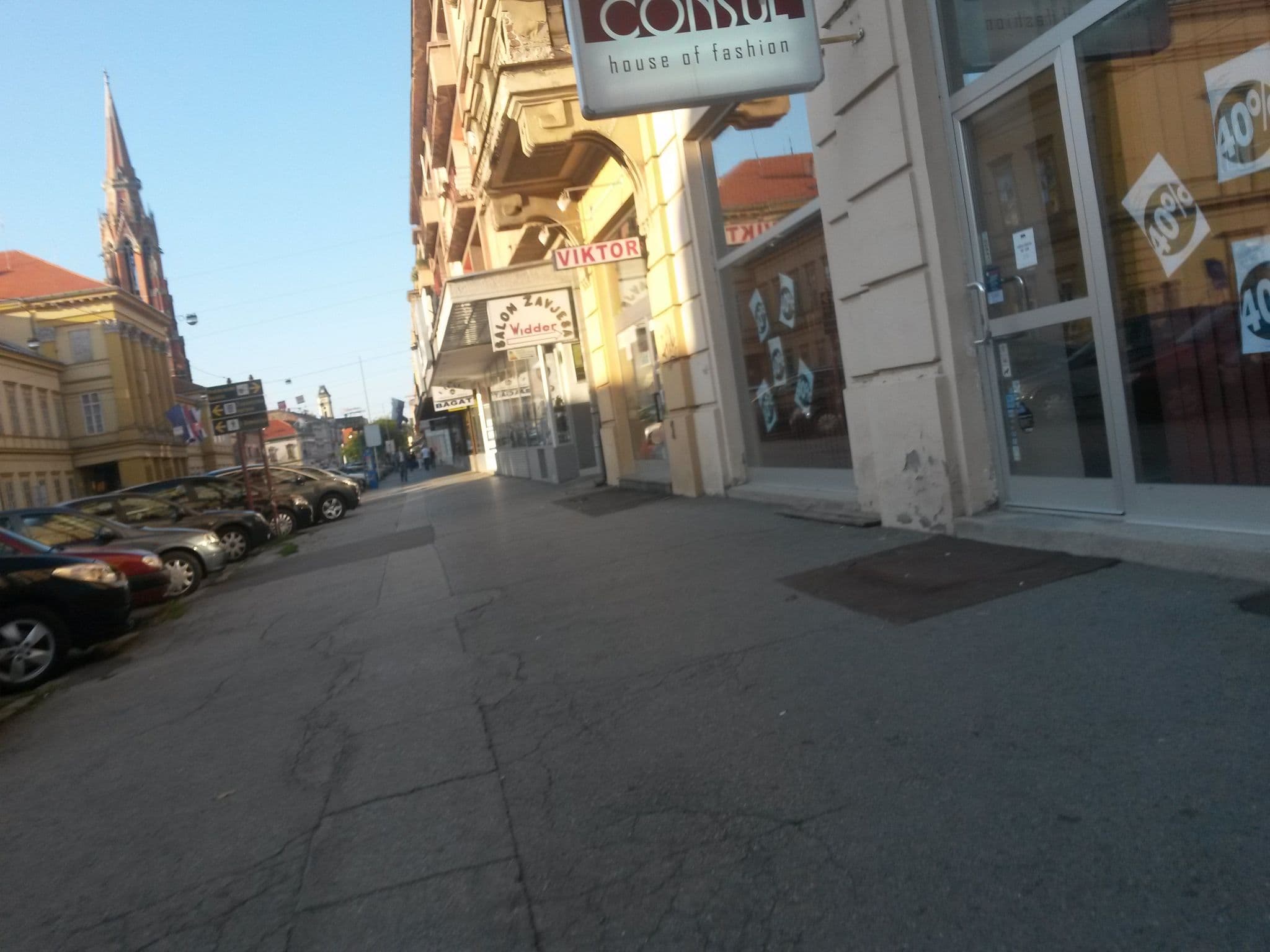Street view near Crni Biser Apartments and Rooms, Osijek — © osmapper (CC BY-SA · Mapillary)