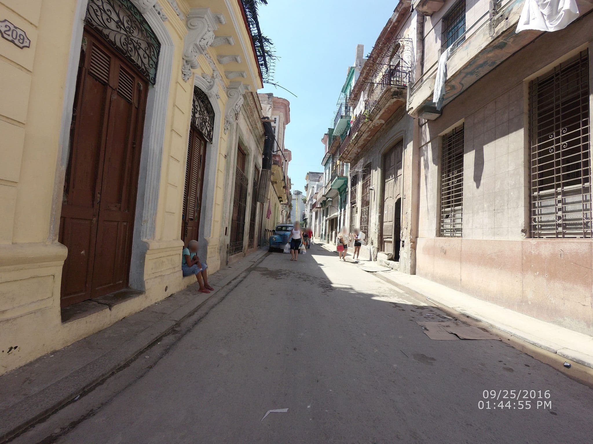 Street view near 209 Tejadillo, La Habana Vieja