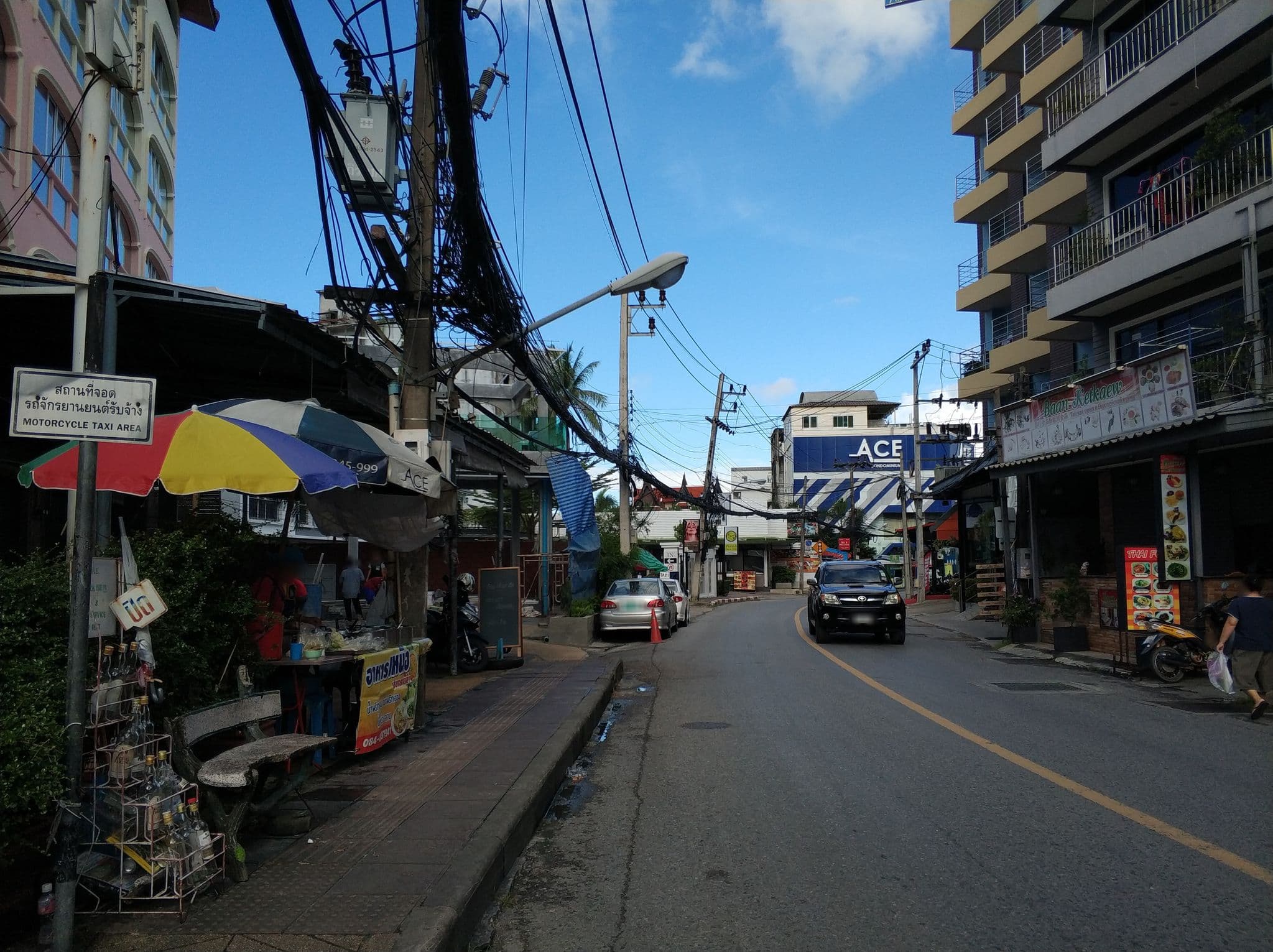 Street view near NAB Guesthouse, Patong — © freddouhelk (CC BY-SA · Mapillary)