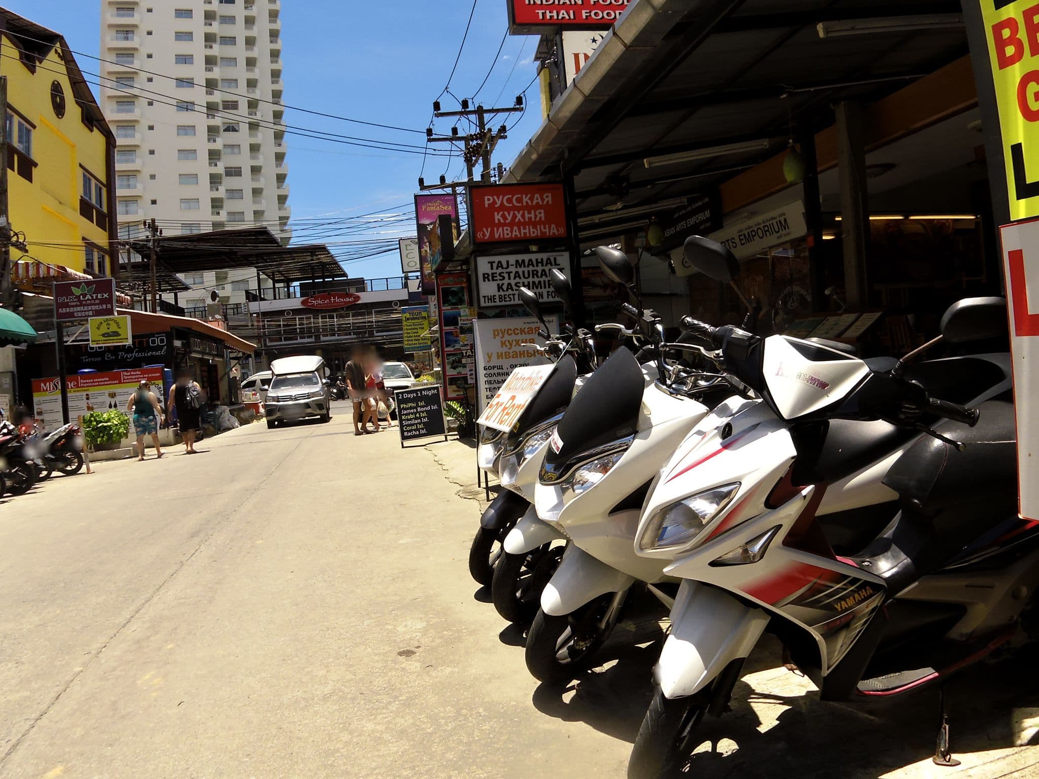 Street view near Living Room Guesthouse & Cafe, Ban Karon — © skillsy (CC BY-SA · Mapillary)