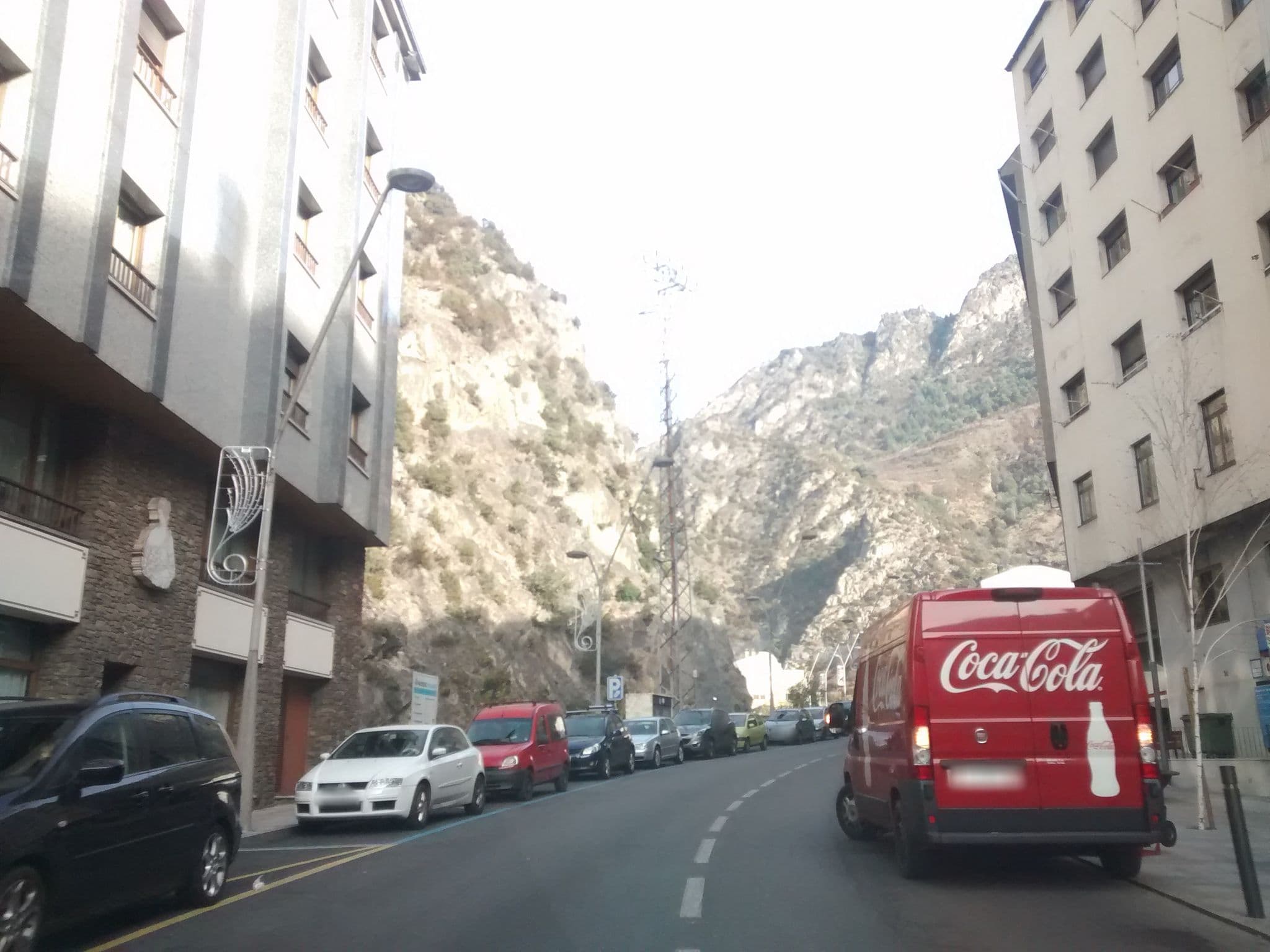 Street view near Husa Imperial Hotel, Sant Julià de Lòria — © egofer (CC BY-SA · Mapillary)