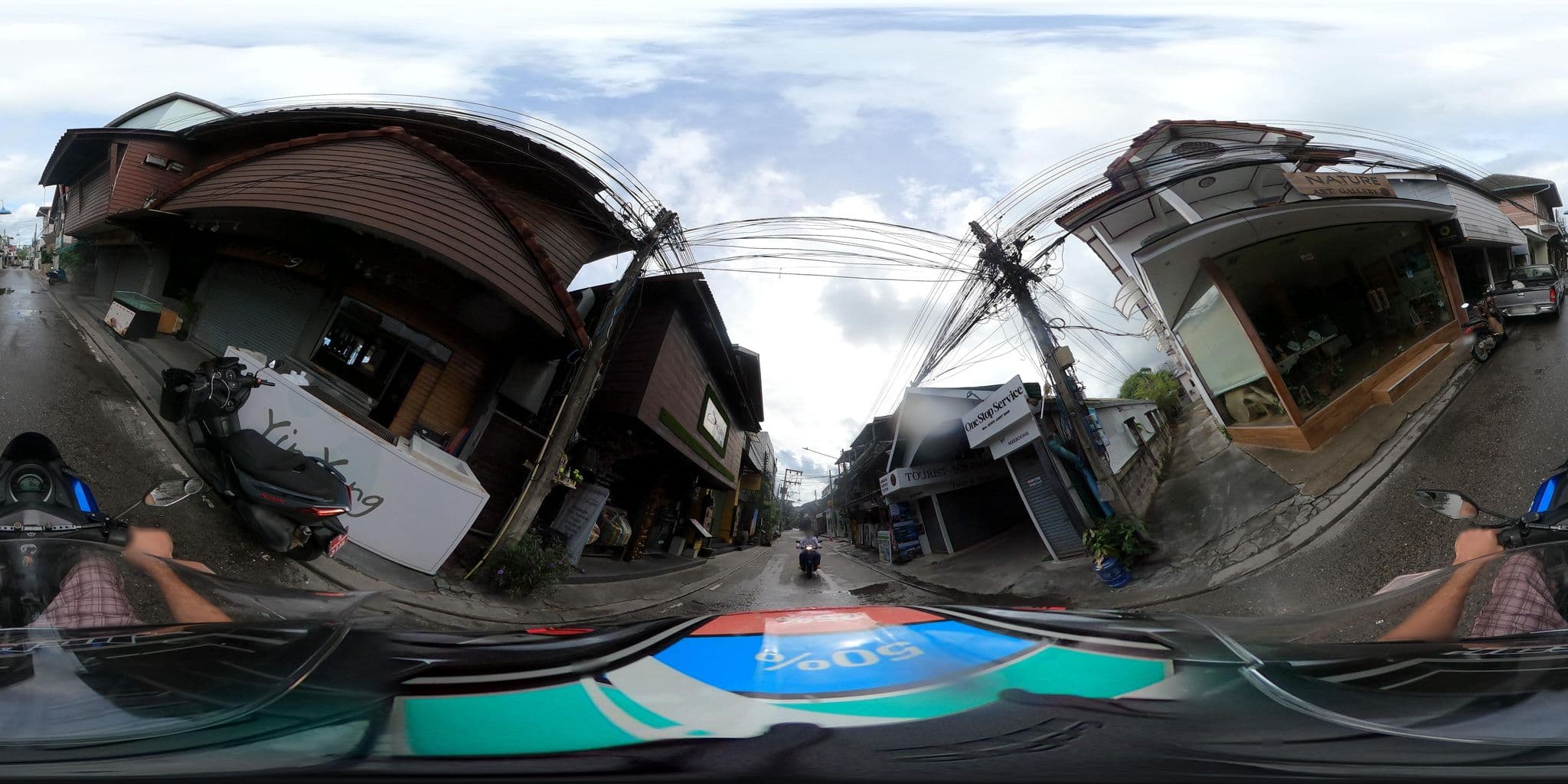 Street view near Enjoy Hotel, Ko Samui — © emseesee (CC BY-SA · Mapillary)