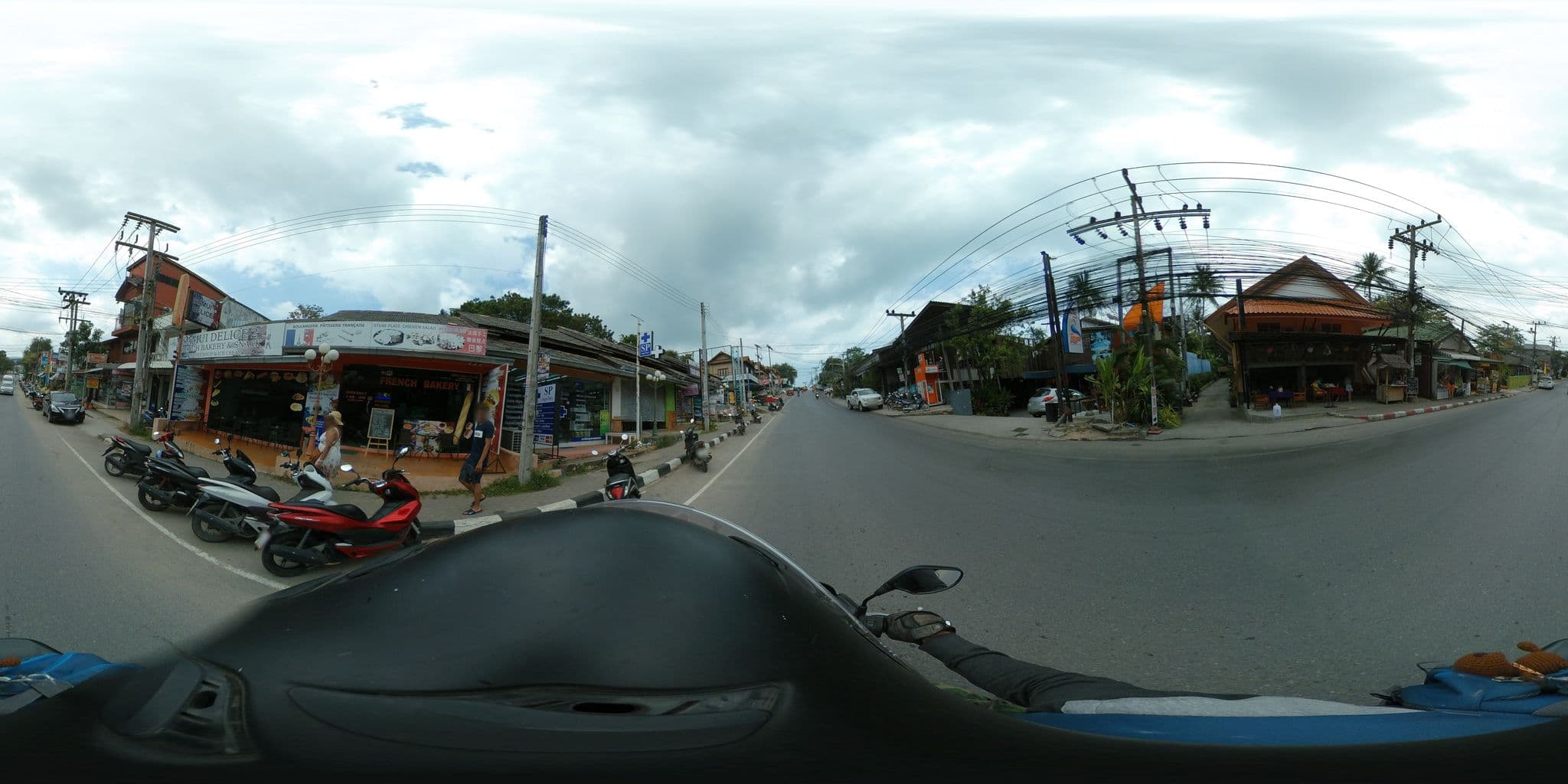 Street view near Baan Smile Hostel, Ko Samui — © garok (CC BY-SA · Mapillary)