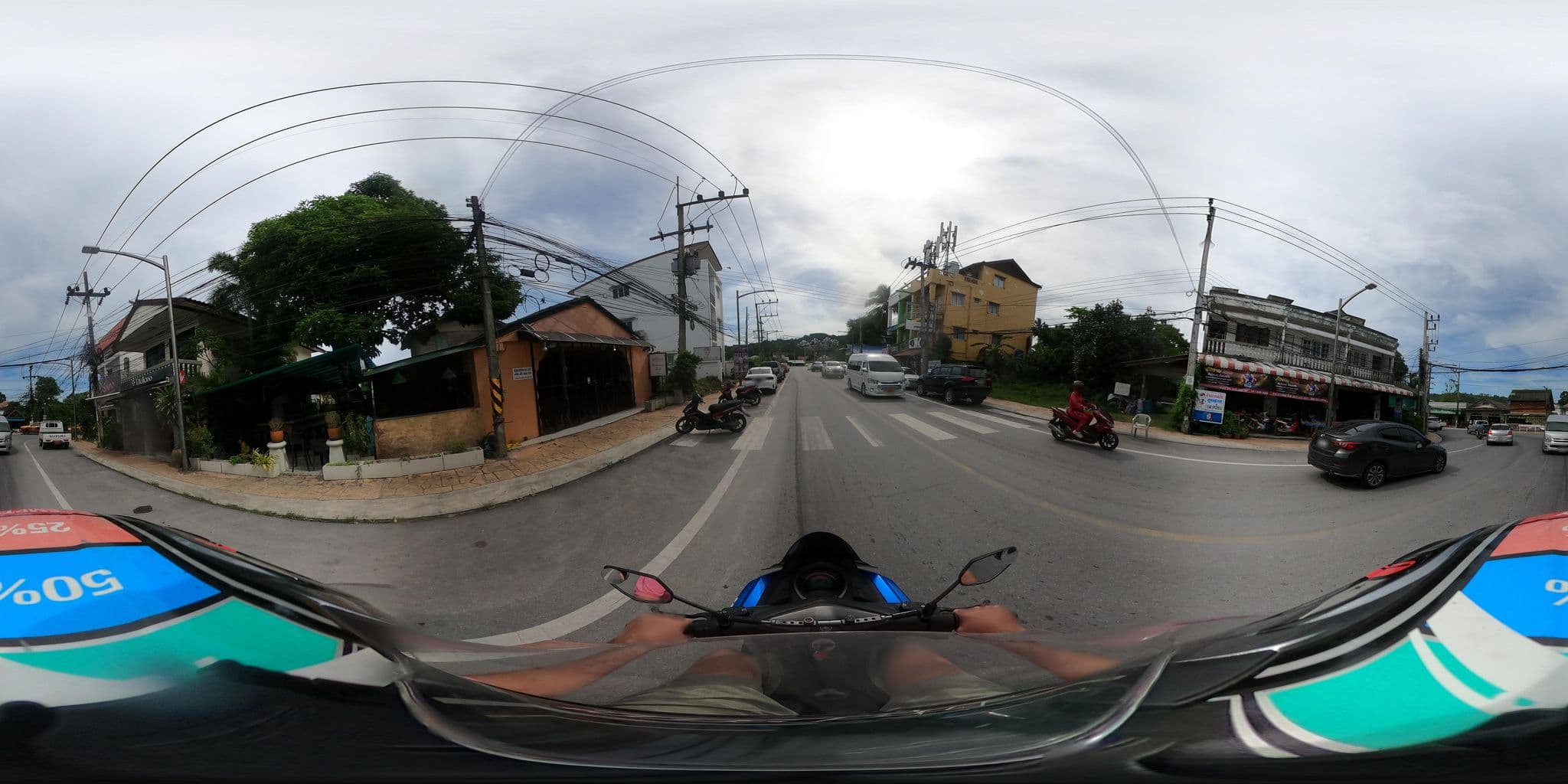 Street view near Let's Go Backpacker, Ko Samui — © emseesee (CC BY-SA · Mapillary)