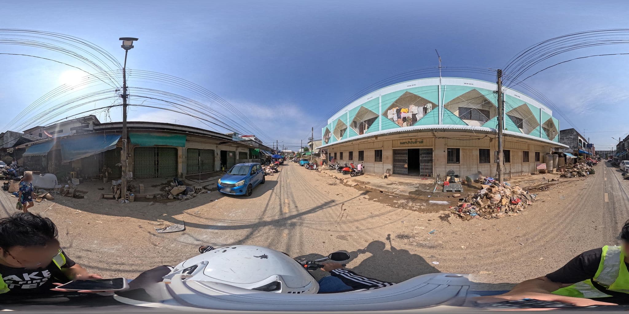 Street view near โรงแรม มารีน่า, Hat Yai — © PMU-B (CC BY-SA · Mapillary)