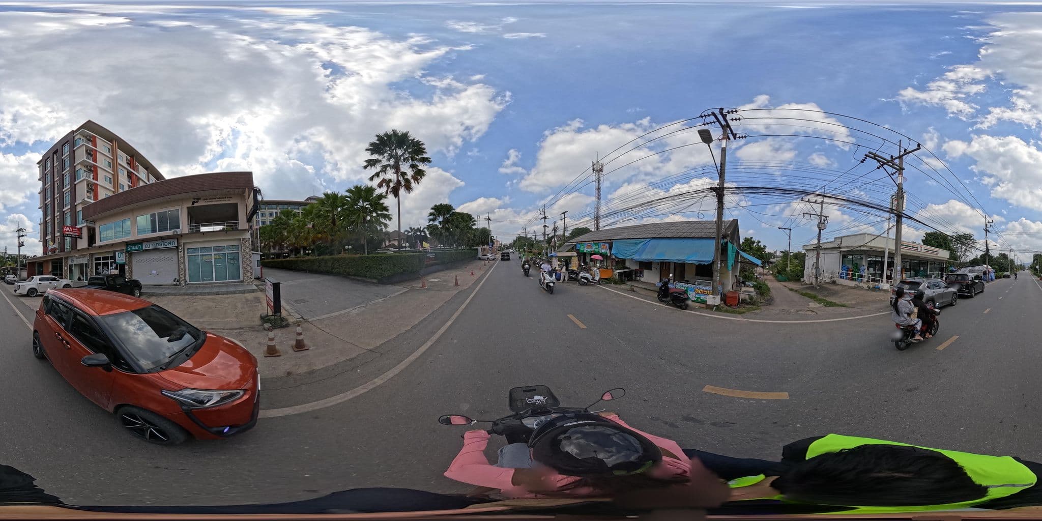 Street view near ATK Hotel, Hat Yai — © PMU-B (CC BY-SA · Mapillary)