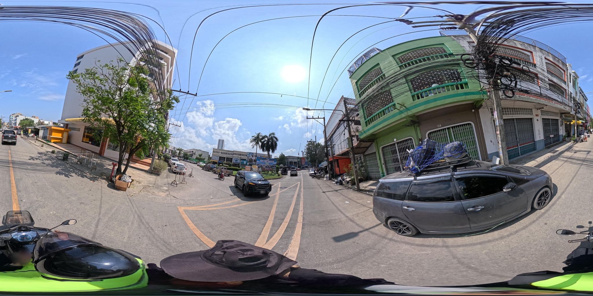 Street view near Smile Beb Hotel, Hat Yai — © PMU-B (CC BY-SA · Mapillary)