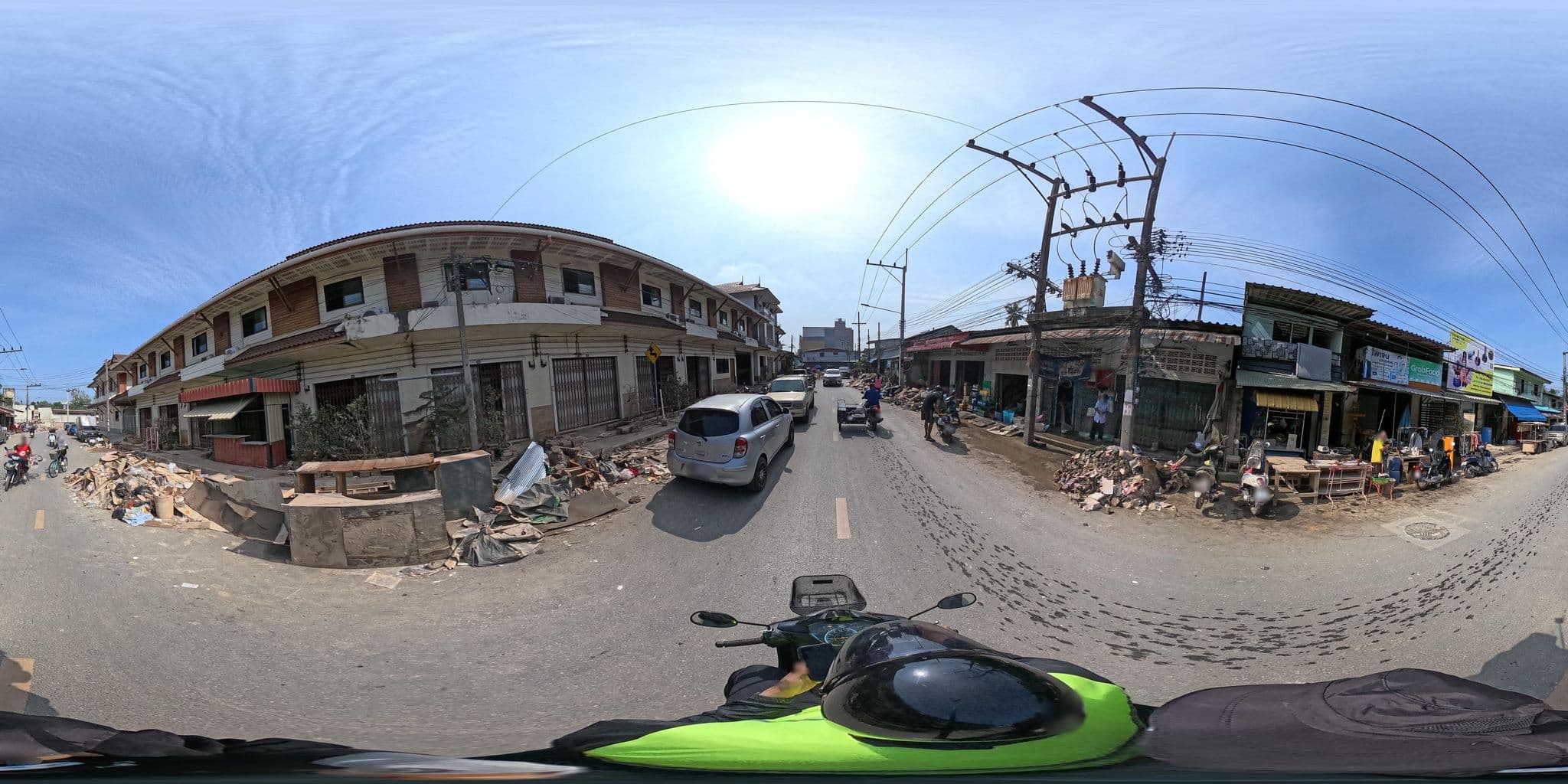 Street view near Golden House Hotel, Hat Yai — © PMU-B (CC BY-SA · Mapillary)