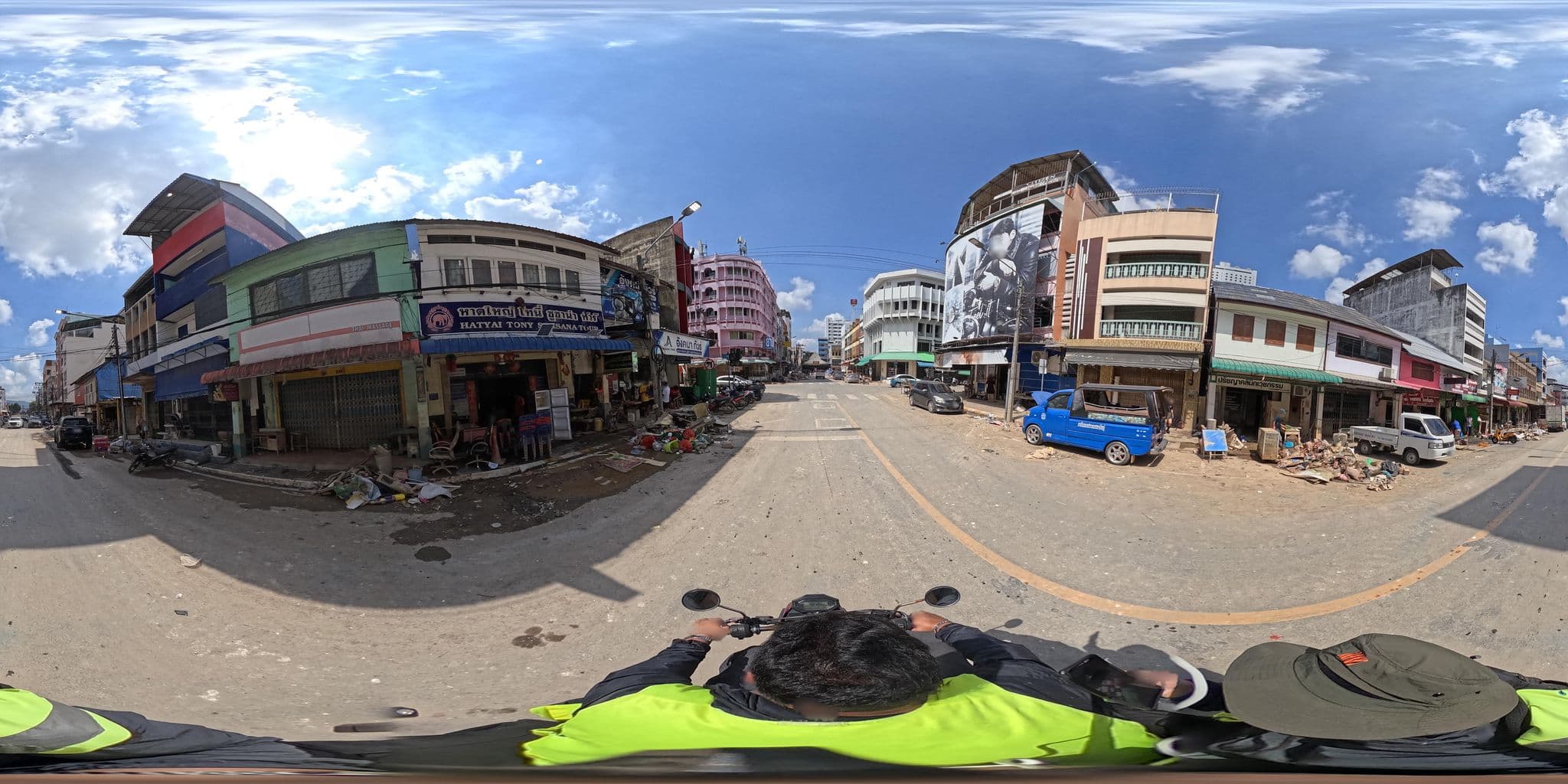 Street view near Legacy Guest House, Hat Yai — © PMU-B (CC BY-SA · Mapillary)