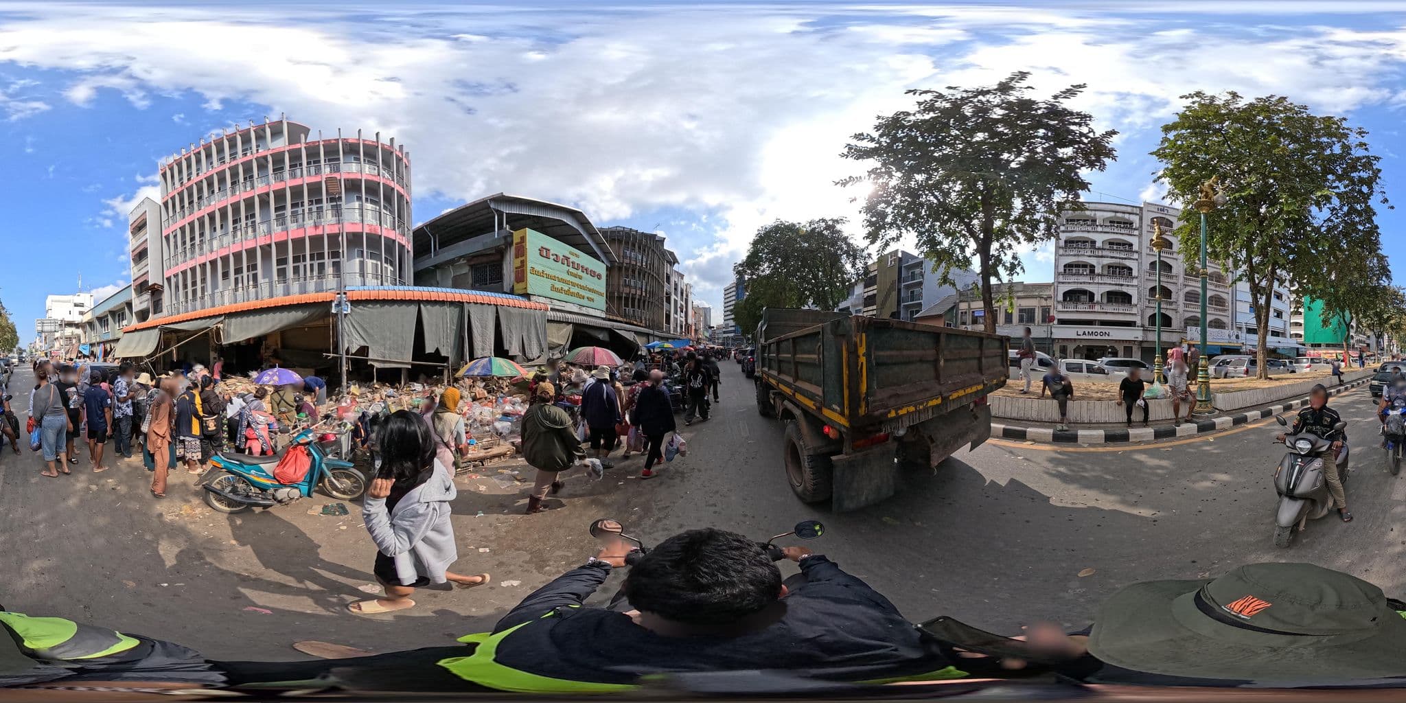 Street view near Hope Hostel, Hat Yai — © PMU-B (CC BY-SA · Mapillary)