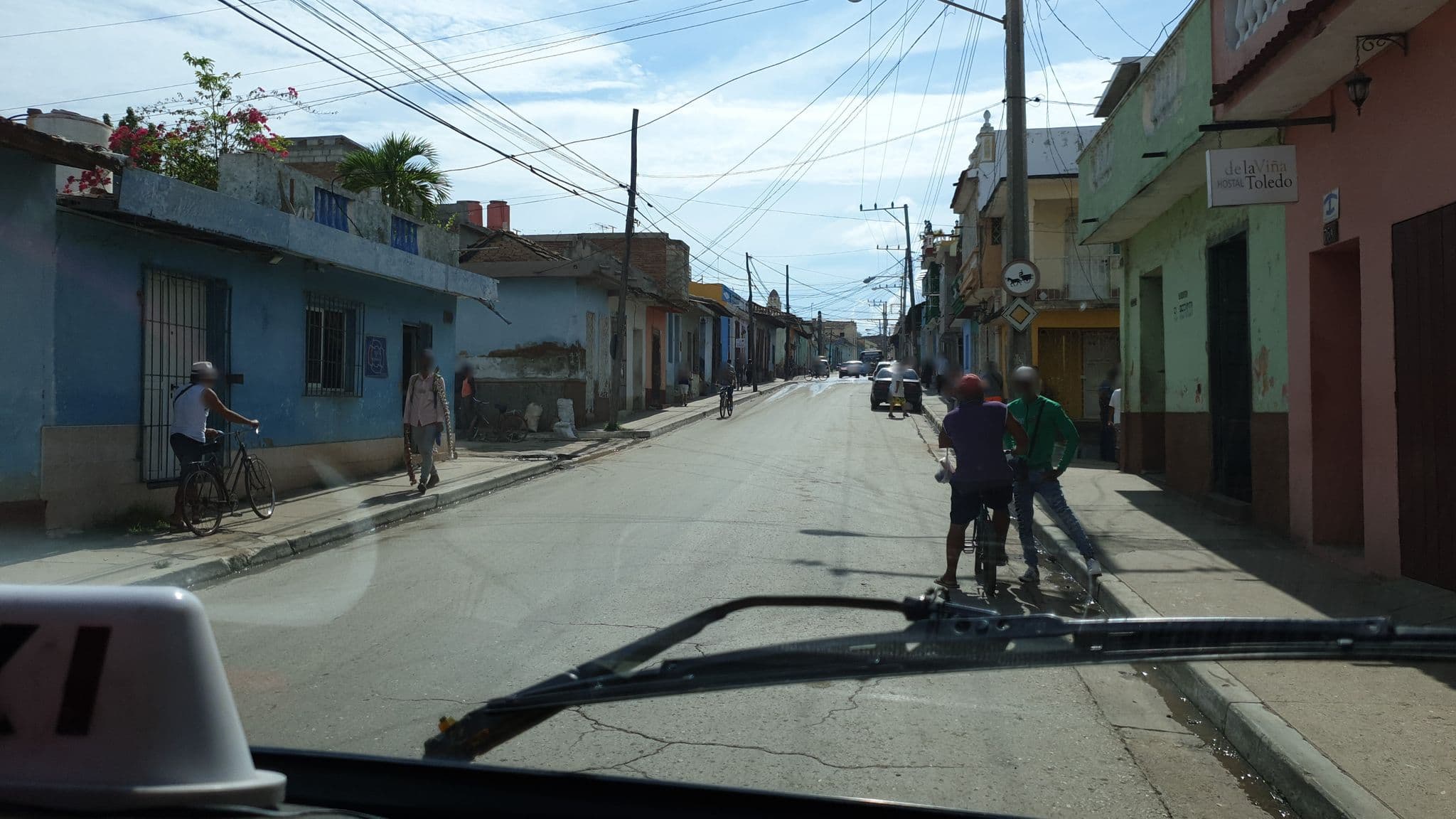 Street view near Hostal De La Viña Toledo, Trinidad