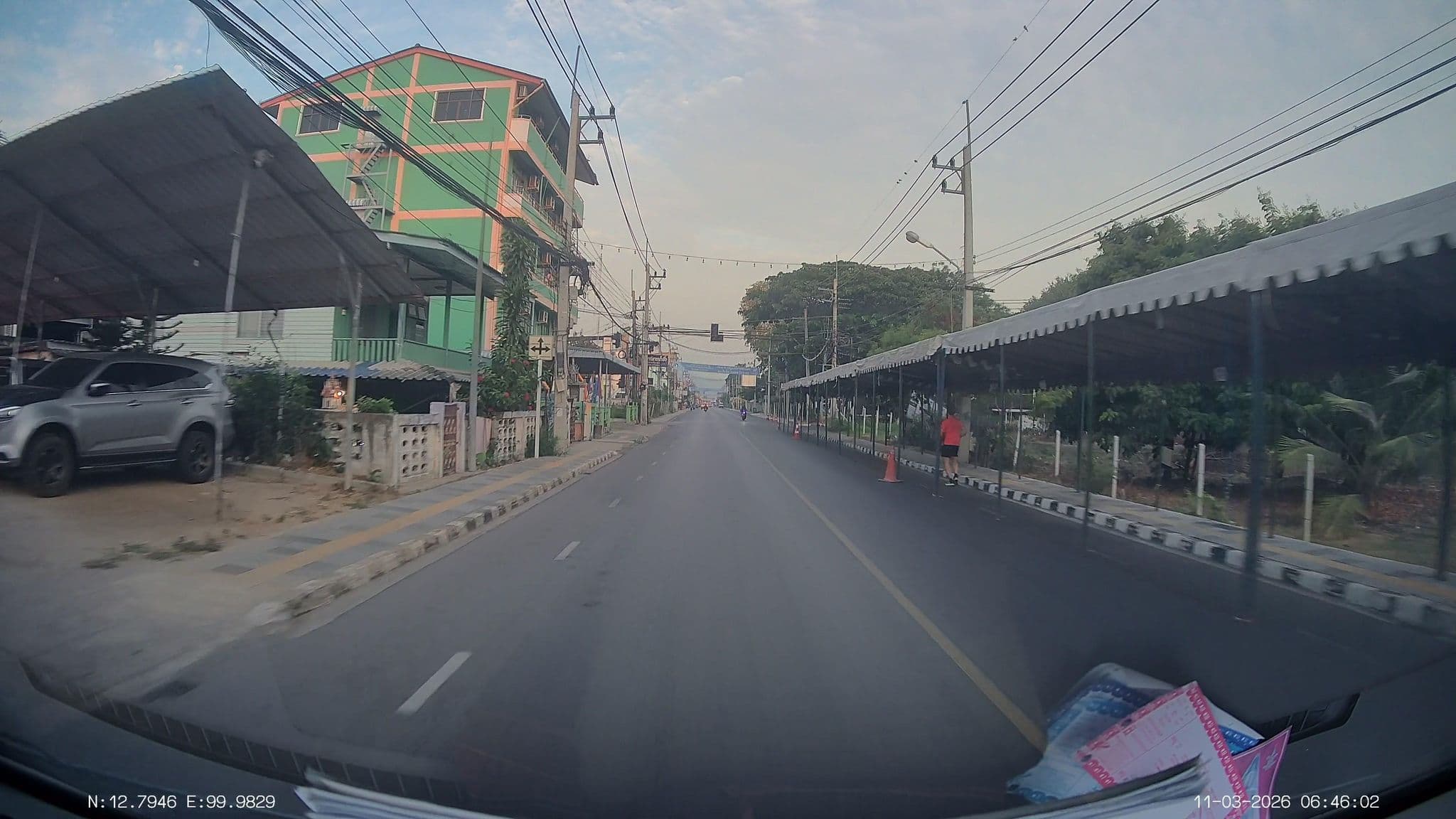 Street view near บ้านสีม่วง ชะอำ, Cha-am — © ThailandCambodia (CC BY-SA · Mapillary)