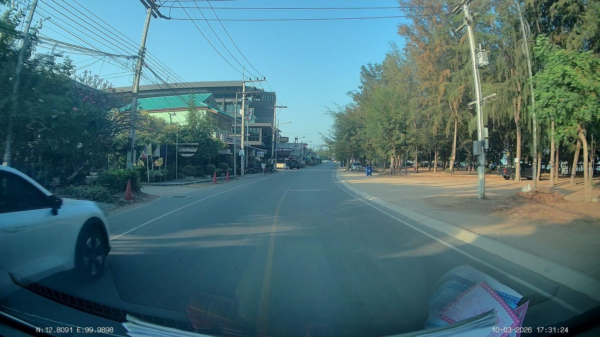 Street view near บ้านเคียงเล @ ชะอำ, Cha-am — © ThailandCambodia (CC BY-SA · Mapillary)