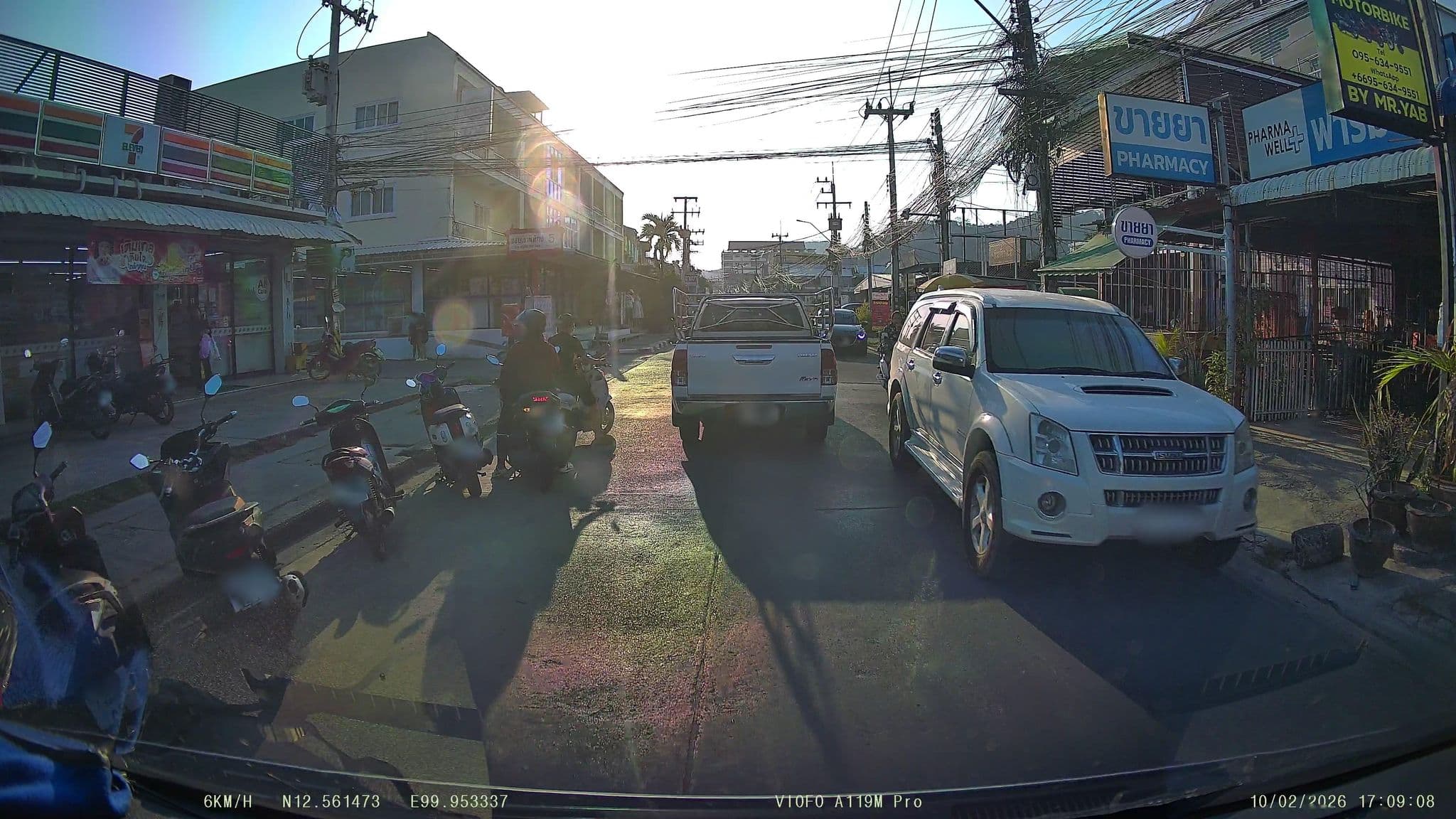 Street view near Buathai Loft Hostel, Hua Hin — © ThailandCambodia (CC BY-SA · Mapillary)
