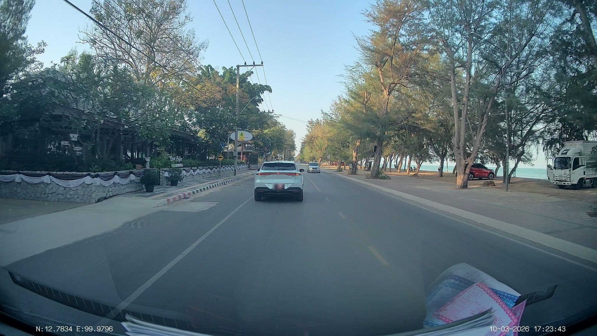 Street view near บ้านแสงจันทร์ @cha-am, Cha-am — © ThailandCambodia (CC BY-SA · Mapillary)