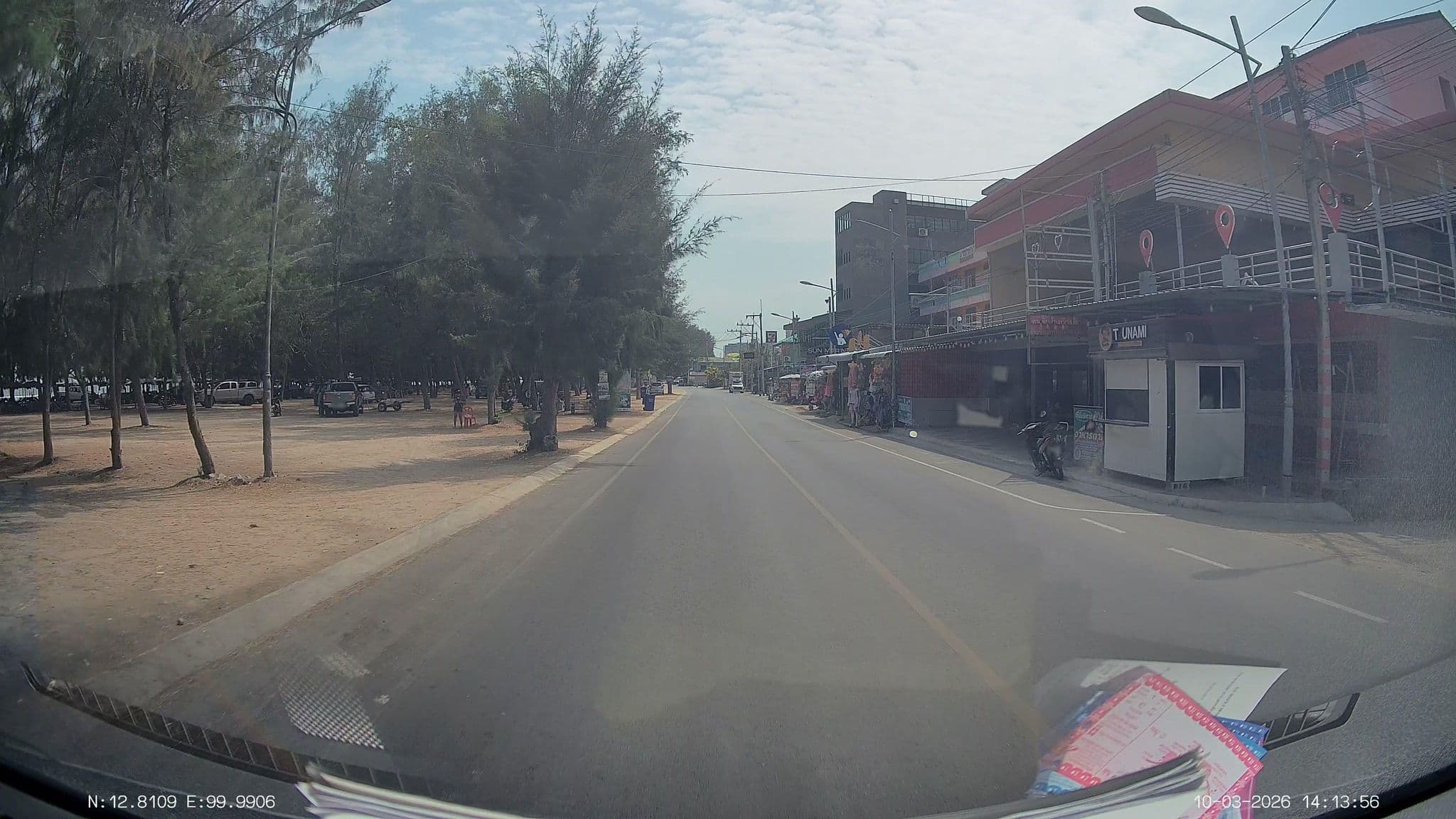 Street view near Seaside Beach Cha-Am, Cha-am — © ThailandCambodia (CC BY-SA · Mapillary)