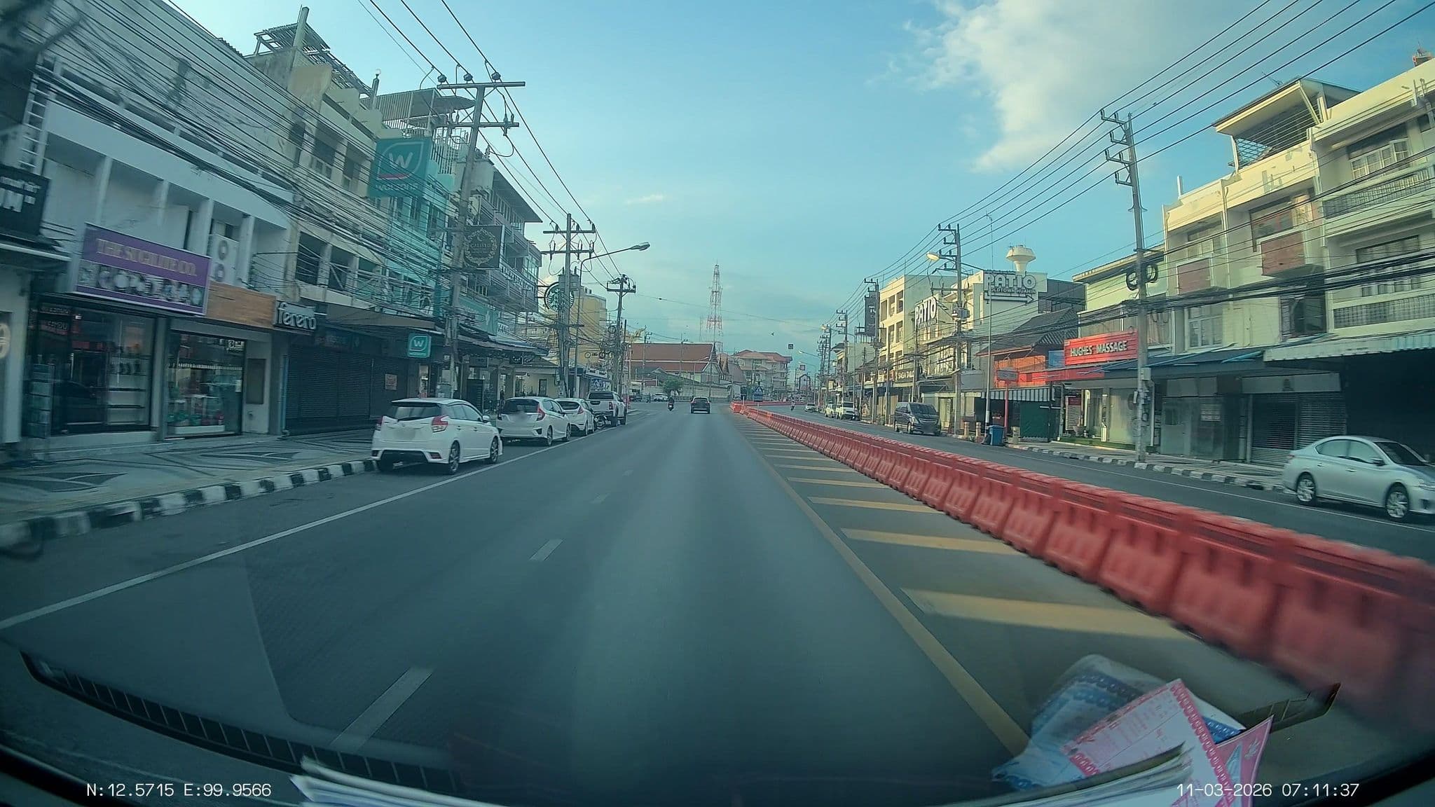 Street view near Mad Panda Hostel, Hua Hin — © ThailandCambodia (CC BY-SA · Mapillary)