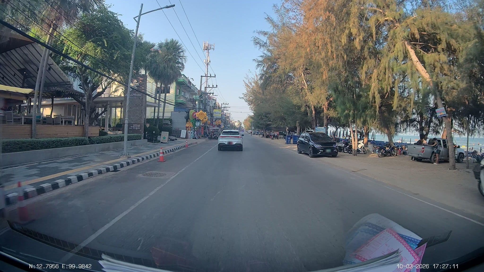 Street view near บ้านพันทาย รีสอร์ท, Cha-am — © ThailandCambodia (CC BY-SA · Mapillary)
