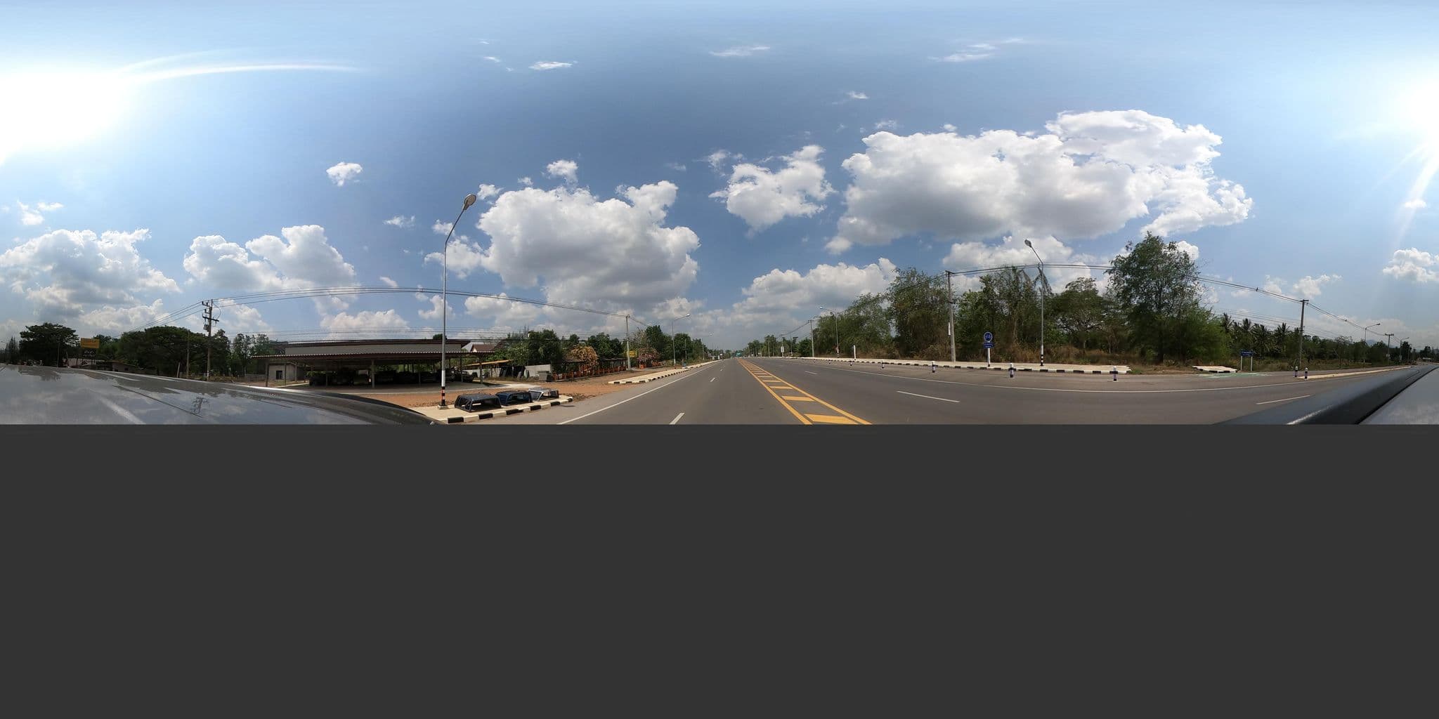 Street view near ฟรอนเทียร์ โฮมสเตย์, Chom Bueng — © Shindai (CC BY-SA · Mapillary)