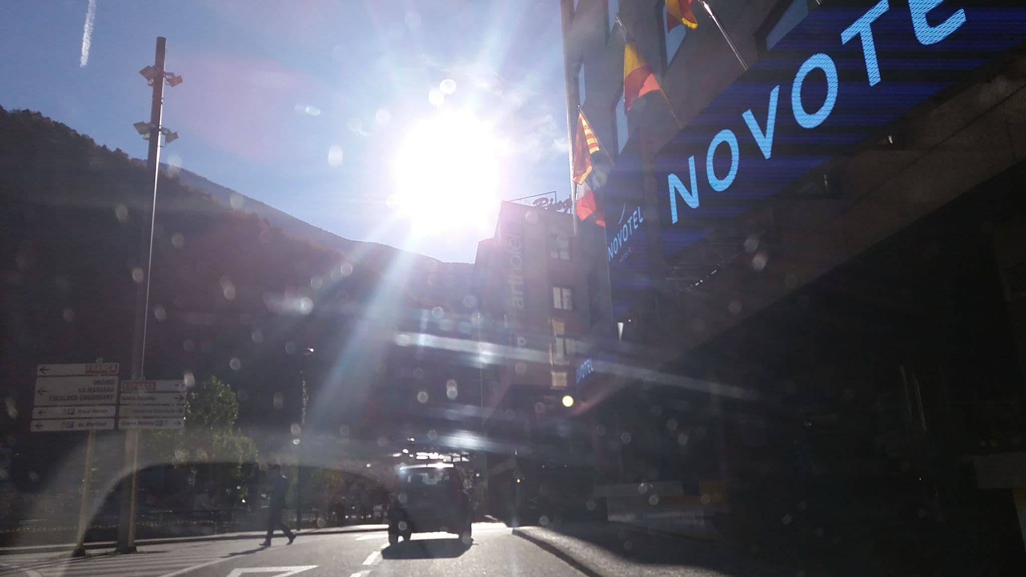 Street view near Hotel Novotel Andorra, Andorra la Vella — © egofer (CC BY-SA · Mapillary)