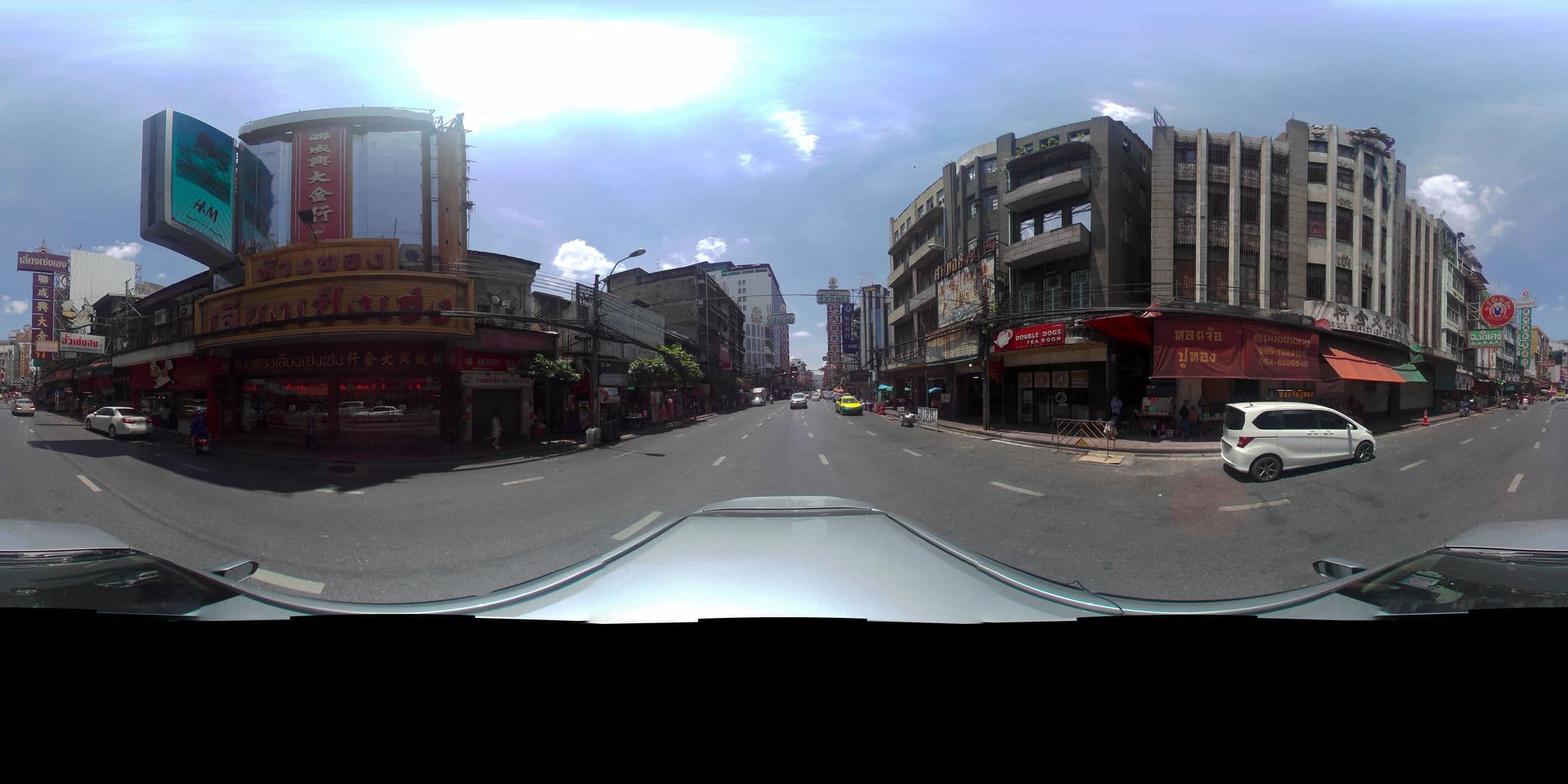 Street view near โรงแรมโกลเด้นเชน, Samphantawong — © P05466 (CC BY-SA · Mapillary)
