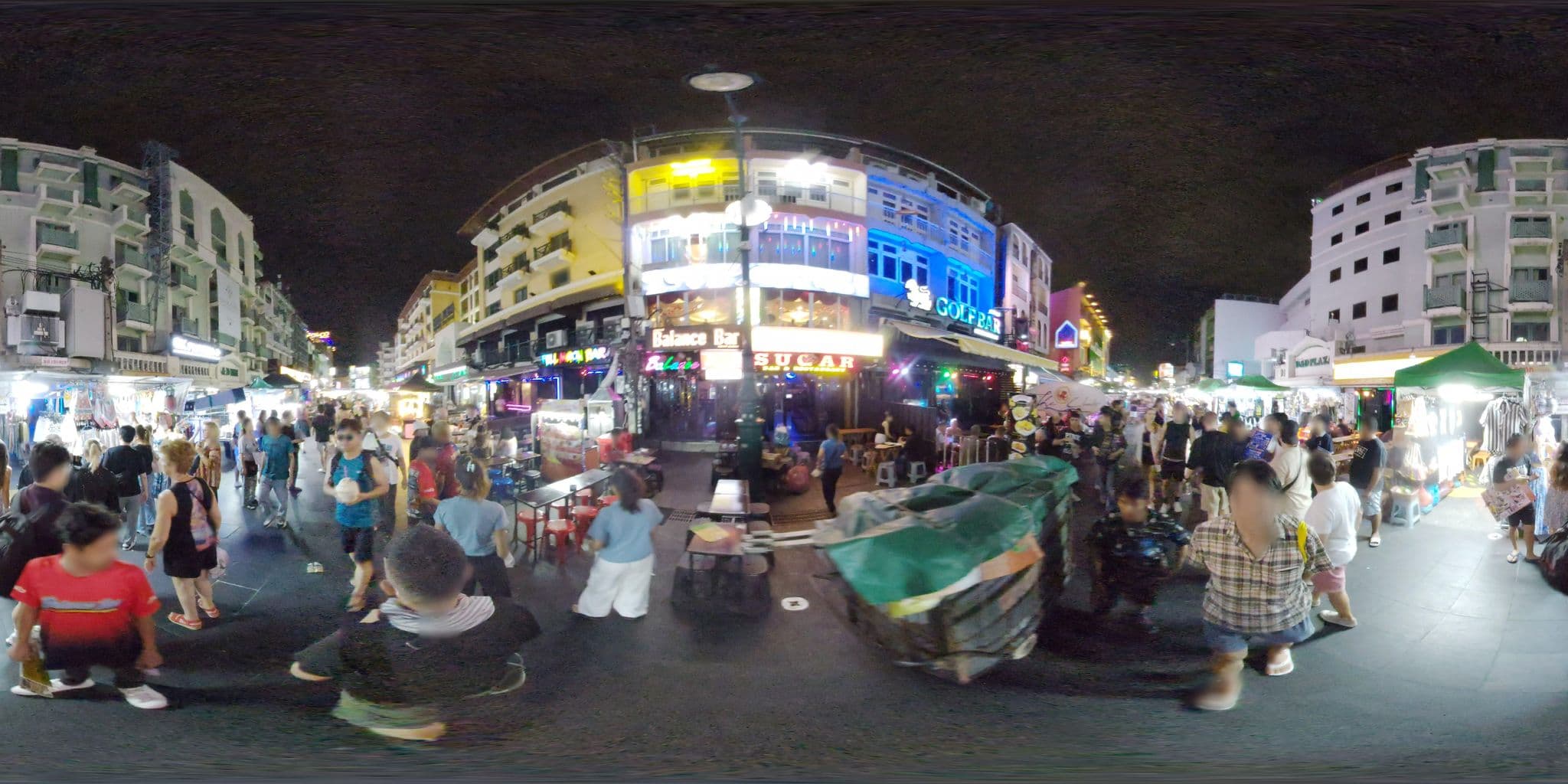 Street view near Lek Guest House@Khaosan Rd., Phra Nakhon — © mapconcierge (CC BY-SA · Mapillary)