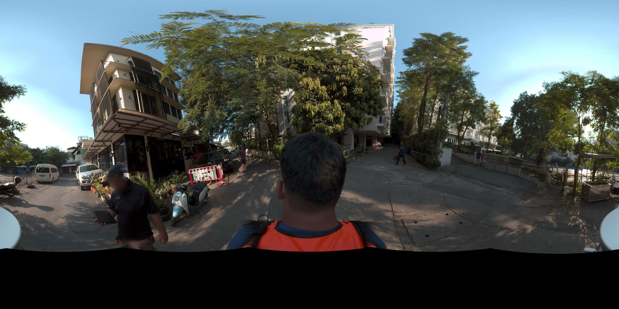 Street view near The Twins Hostel, Phra Nakhon — © AODMSurvey (CC BY-SA · Mapillary)