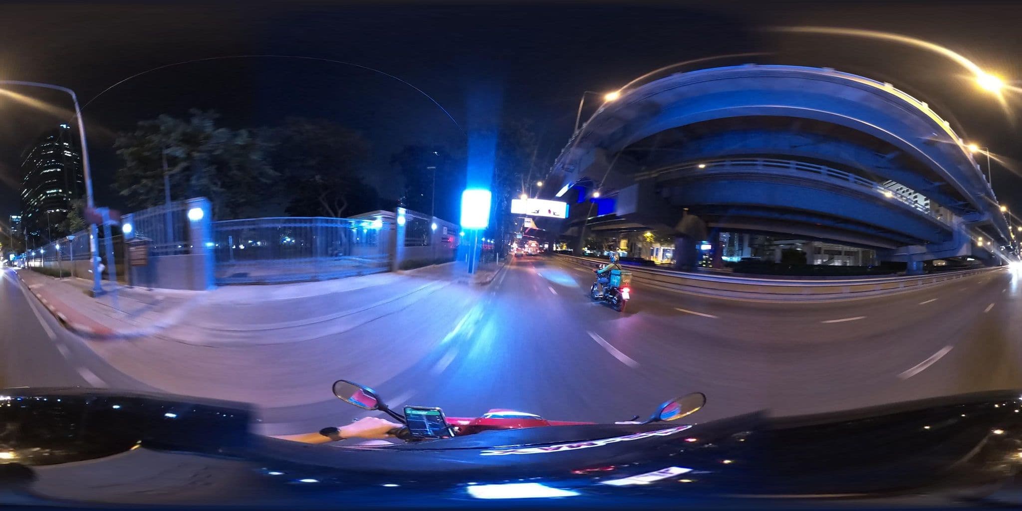 Street view near Orchid Hostel, Bang Rak — © NatchaponJ (CC BY-SA · Mapillary)