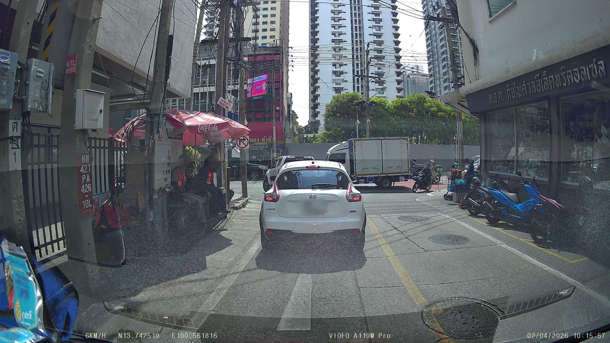 Street view near Homie hostel&café, Makkasan — © ThailandCambodia (CC BY-SA · Mapillary)