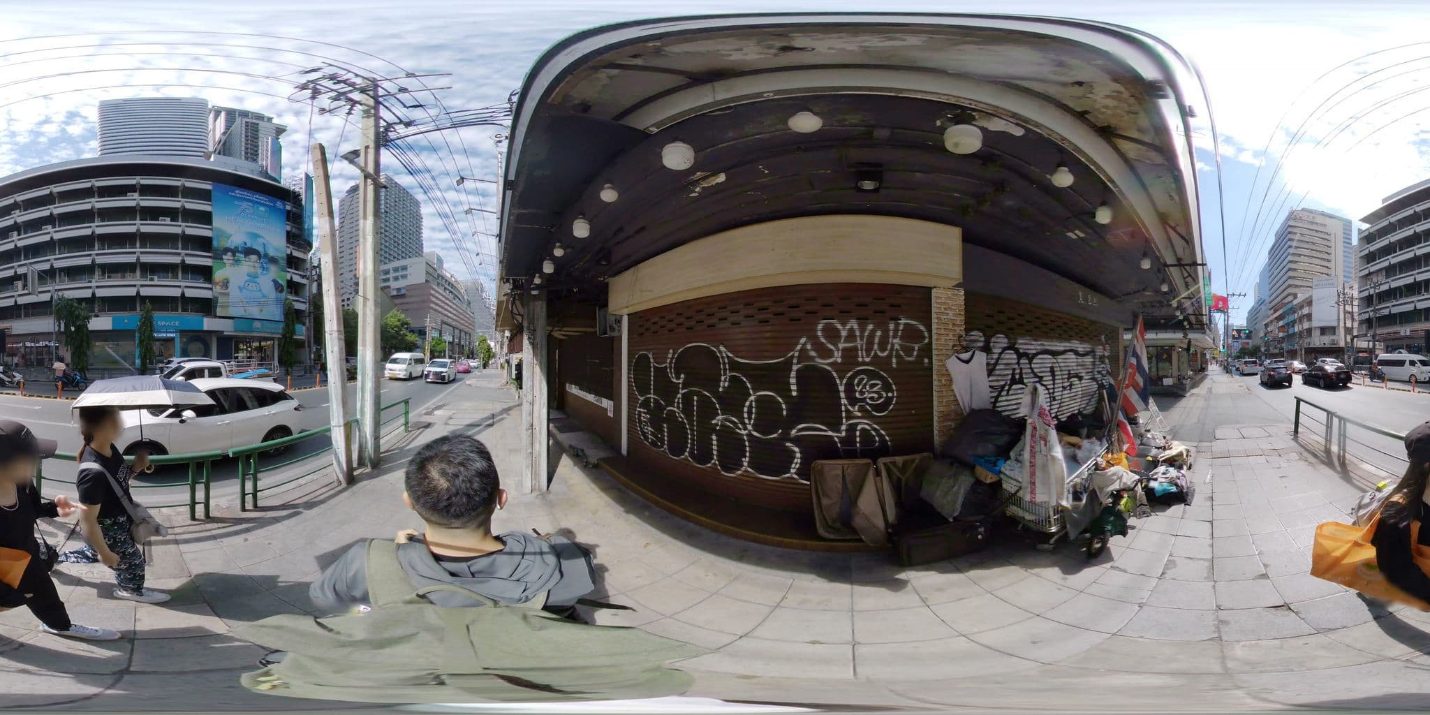 Street view near Folk Poshtel Asok, Makkasan — © mapconcierge (CC BY-SA · Mapillary)