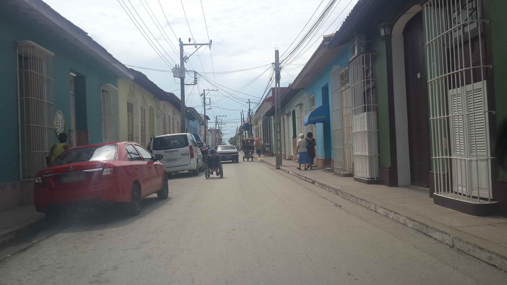 Street view near Hostal Canadá, Trinidad