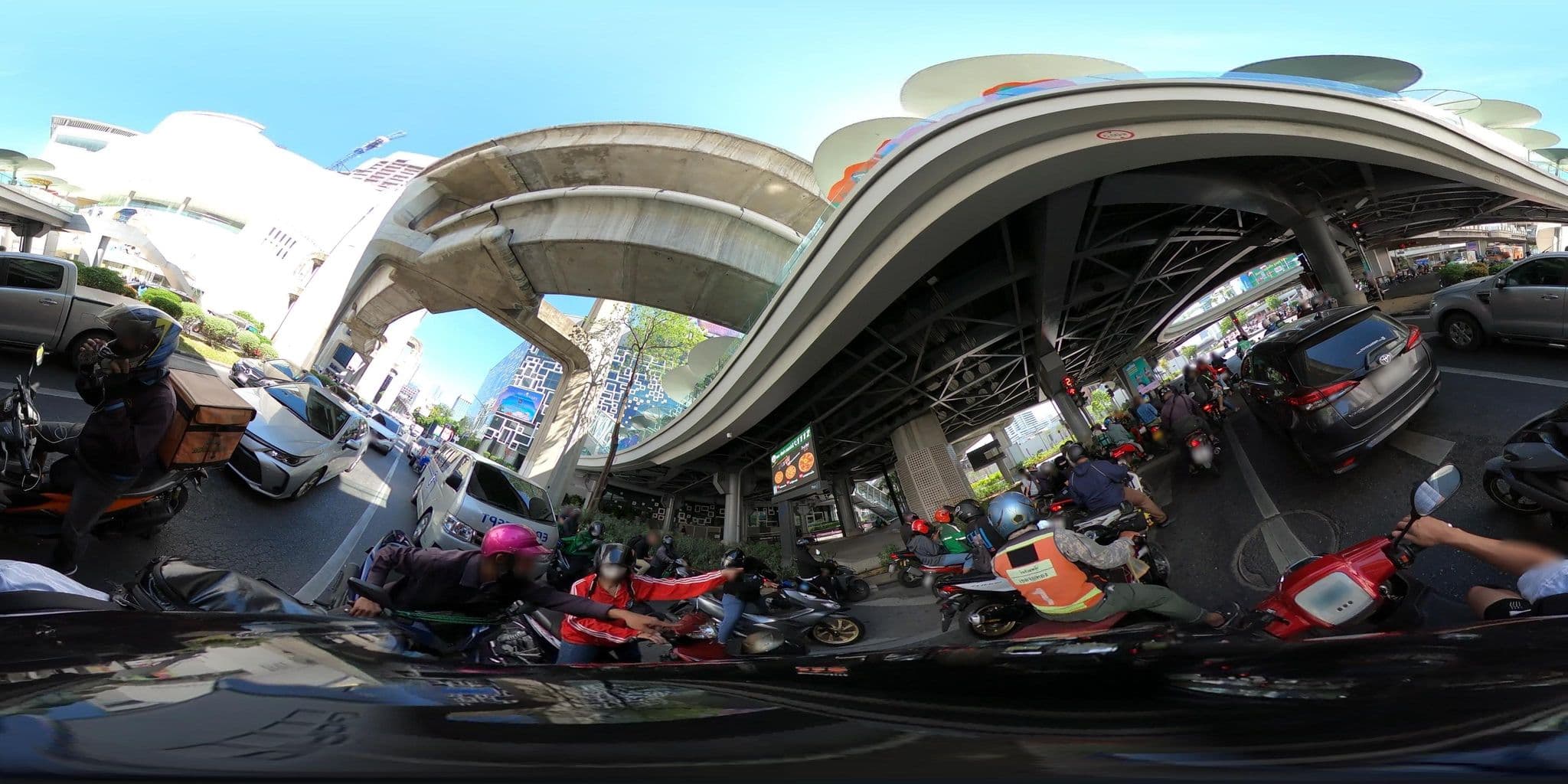 Street view near Tong Poon Hotel, Sathorn — © NatchaponJ (CC BY-SA · Mapillary)
