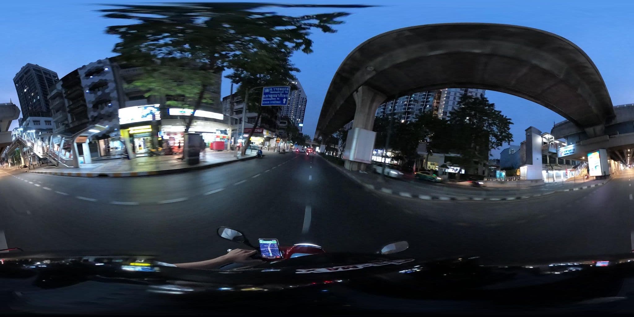 Street view near Ora Hostel, Chomphon — © NatchaponJ (CC BY-SA · Mapillary)