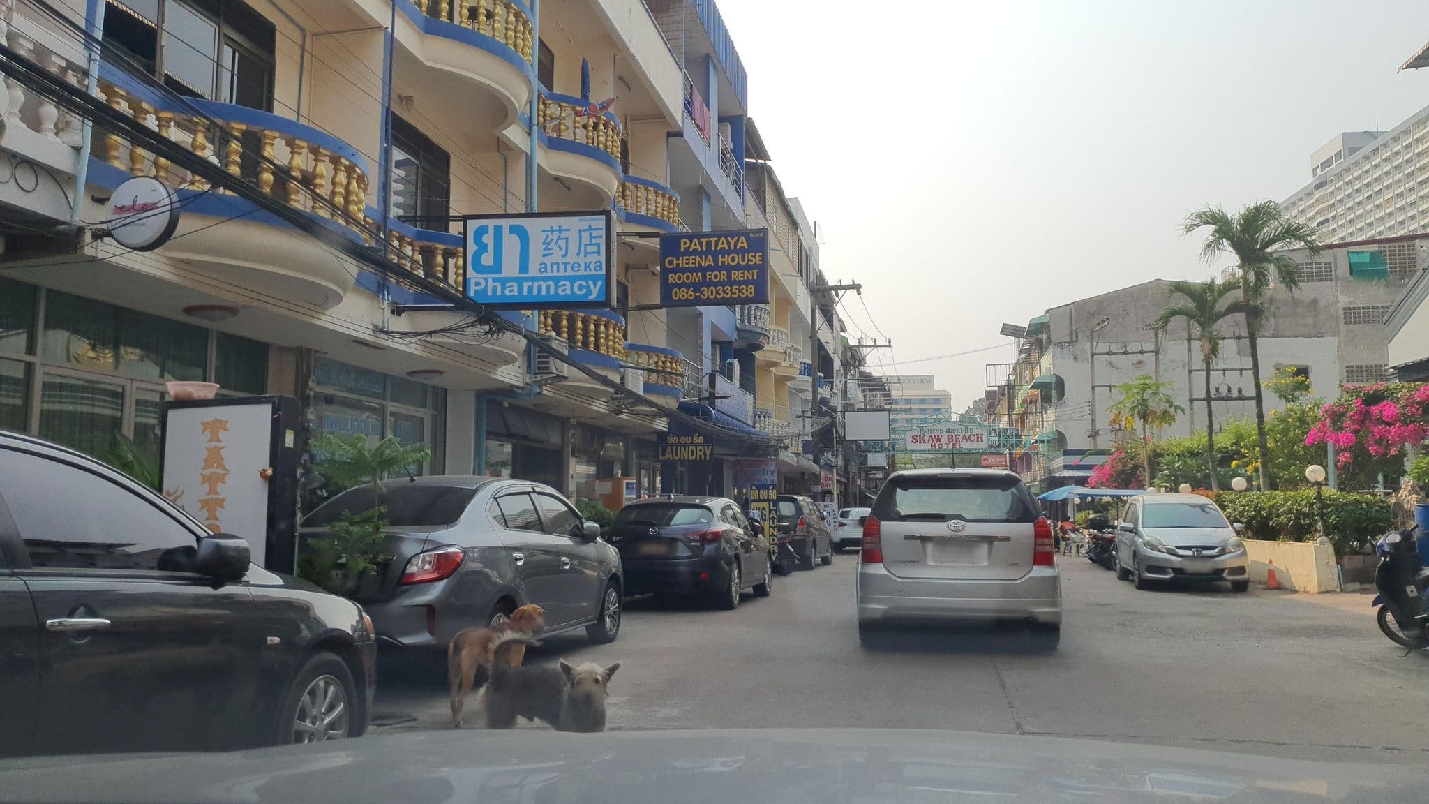 Street view near Skaew Beach Hotel, Pattaya — © jrcarlsen (CC BY-SA · Mapillary)