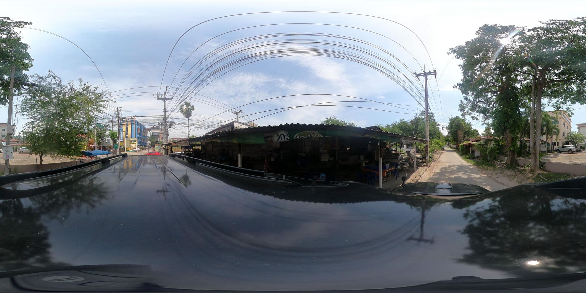 Street view near โรงแรมระยองพาเลซ, Rayong — © syncnook (CC BY-SA · Mapillary)
