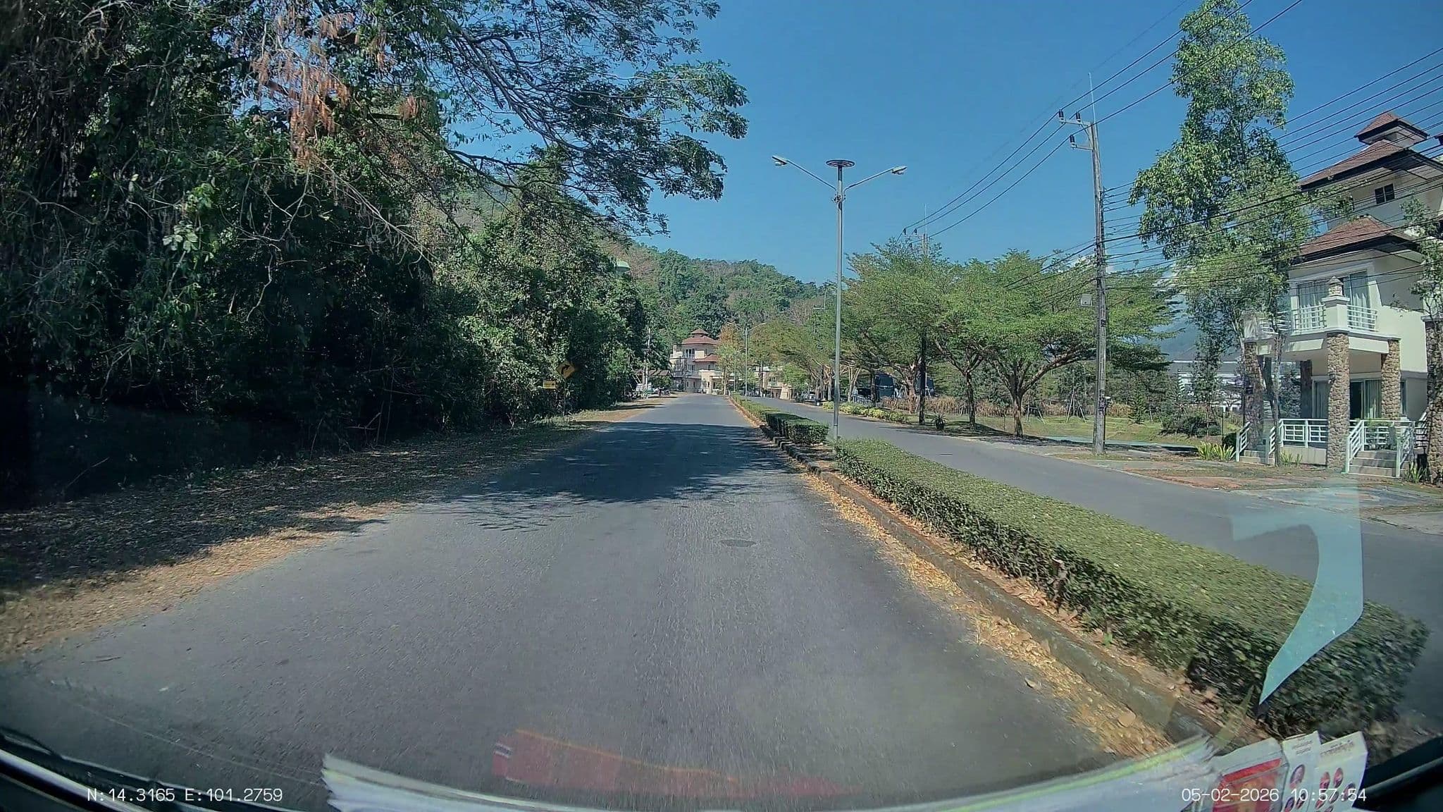 Street view near บ้านอิงผา 15, Nakhon Nayok — © ThailandCambodia (CC BY-SA · Mapillary)