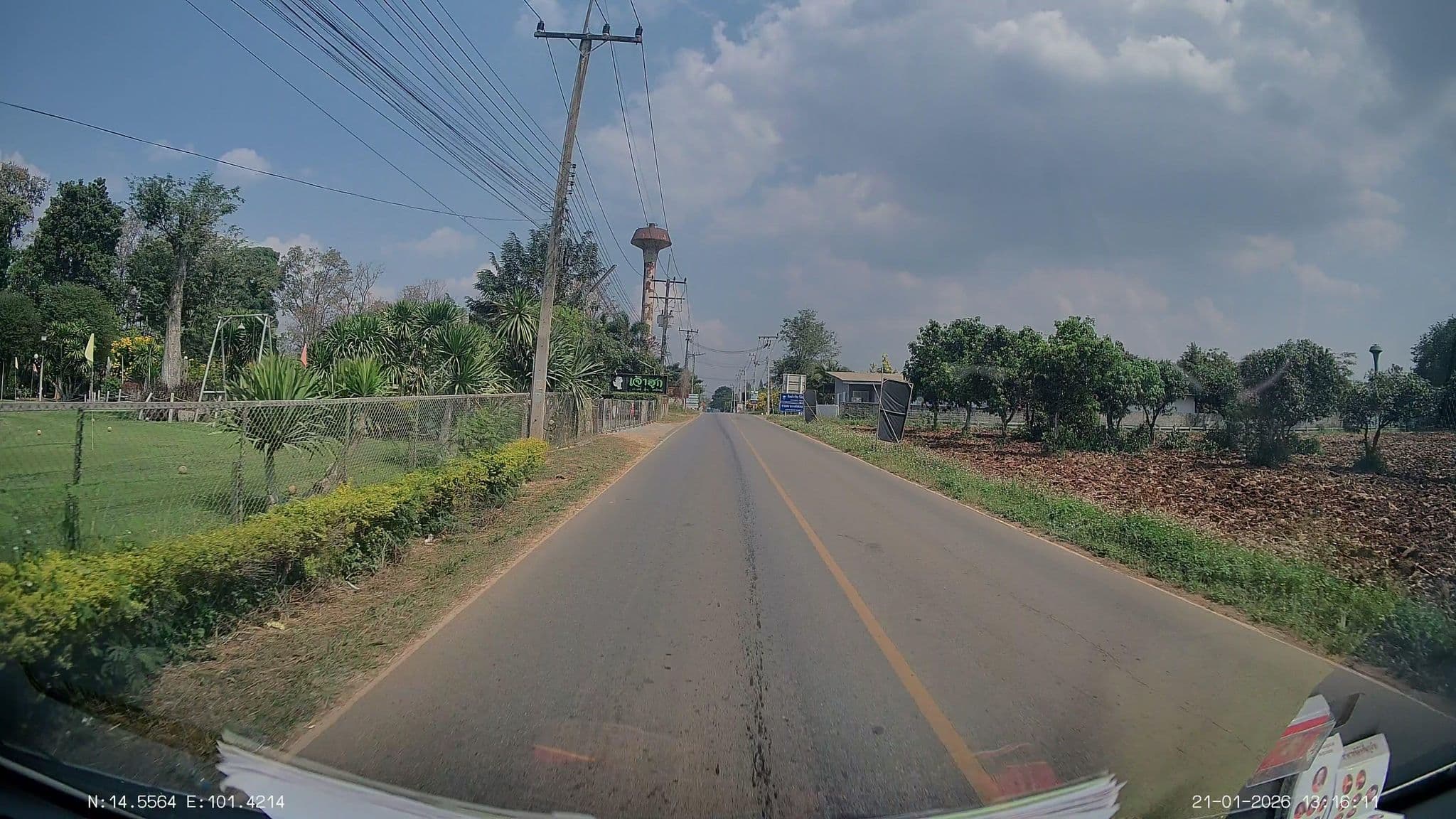 Street view near Mont Fleur Hotel Khaoyai, Pak Chong — © ThailandCambodia (CC BY-SA · Mapillary)