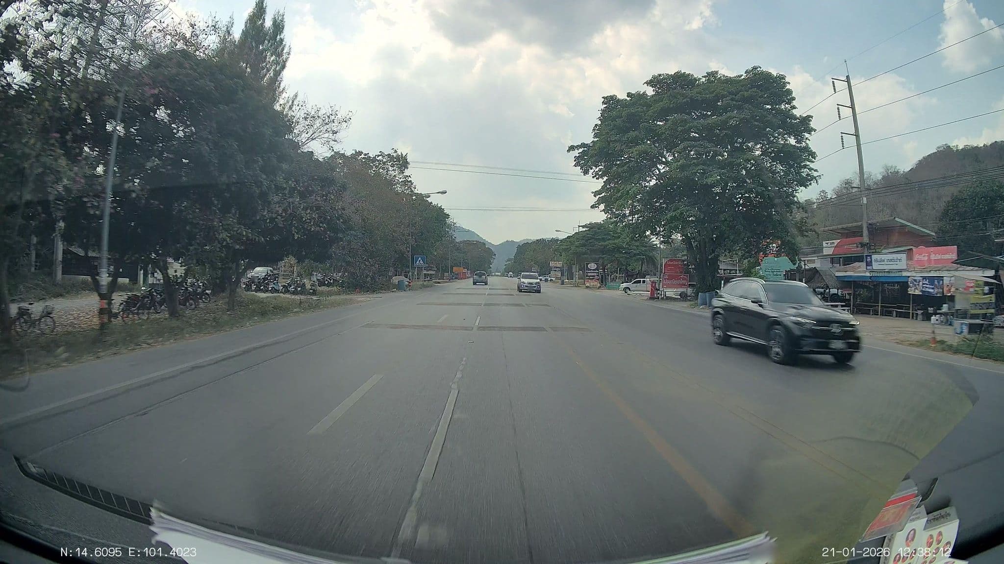 Street view near Greenleaf Guesthouse, Pak Chong — © ThailandCambodia (CC BY-SA · Mapillary)