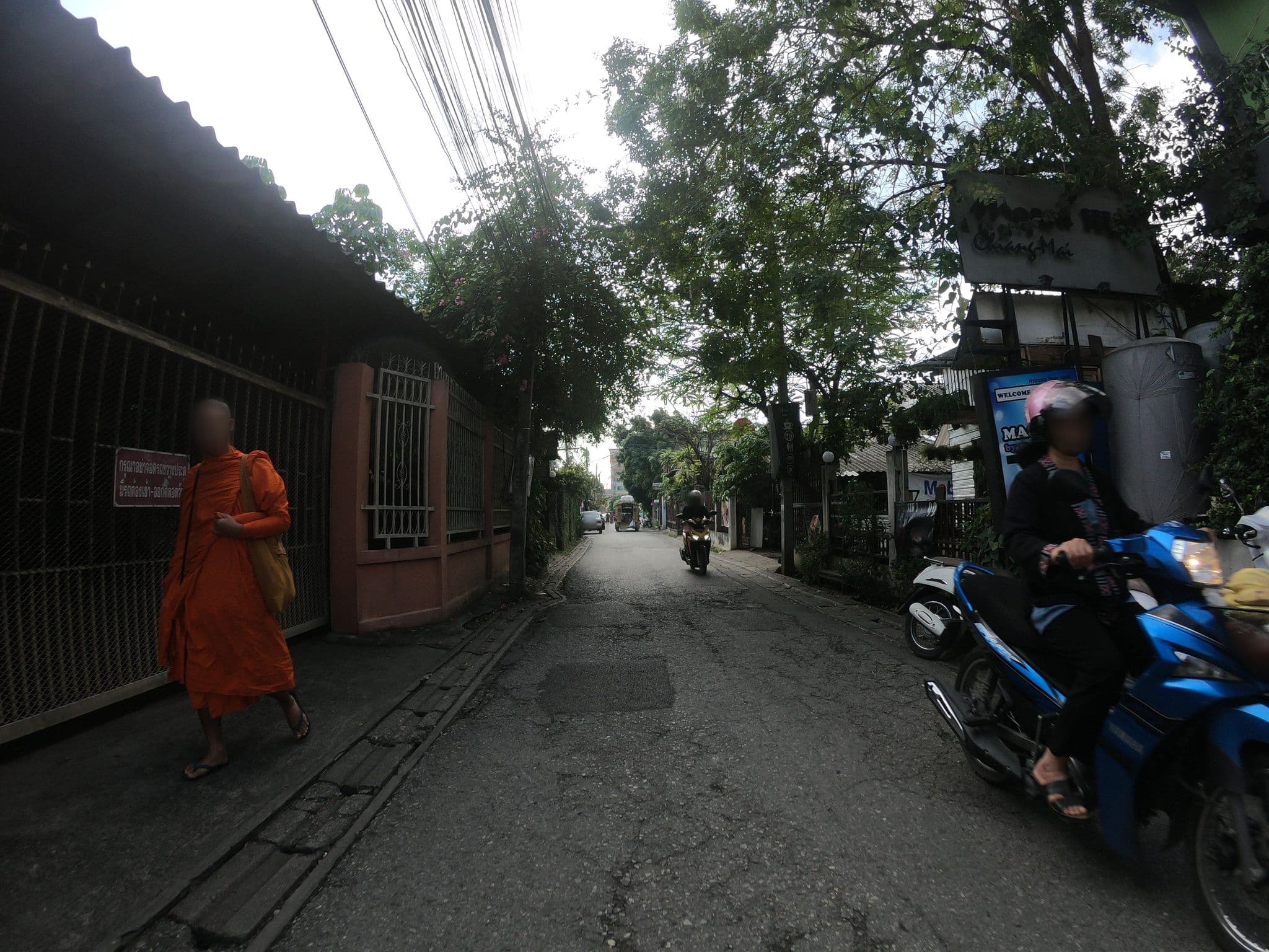 Street view near The Dorm, Chiang Mai — © chanuwath_grab (CC BY-SA · Mapillary)