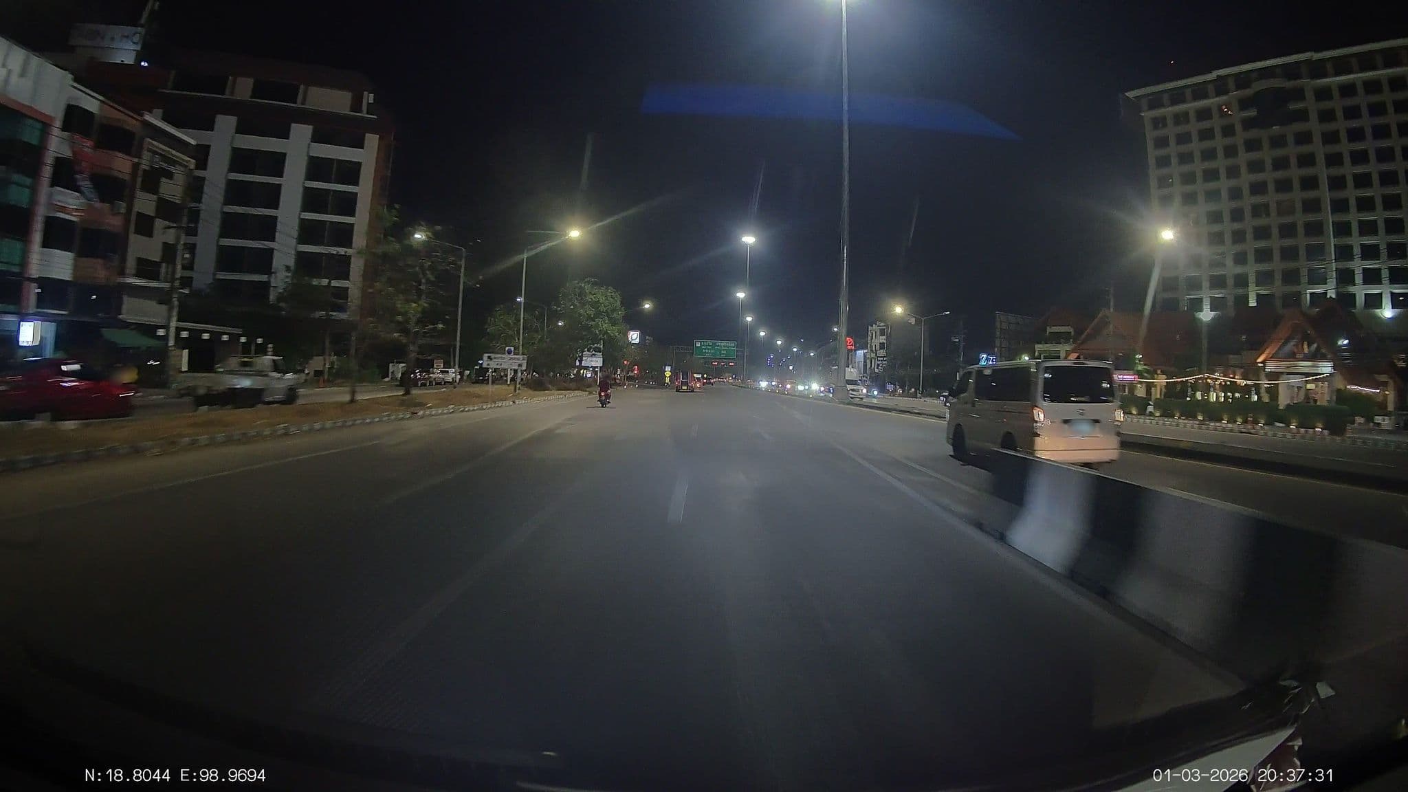 Street view near โรงแรมปางสวรรค์, Chiang Mai — © ThailandCambodia (CC BY-SA · Mapillary)