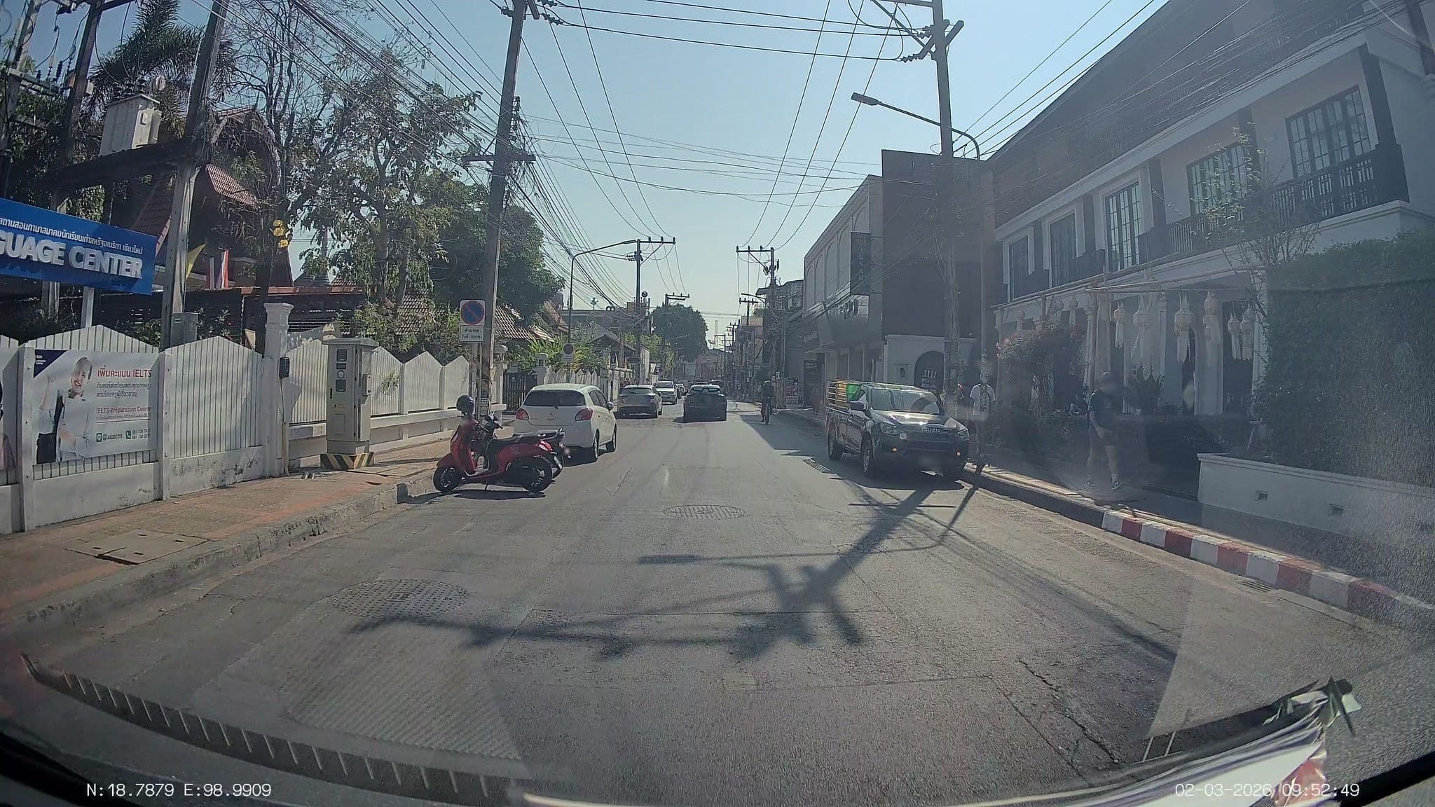 Street view near Akasara Heritage, Chiang Mai — © ThailandCambodia (CC BY-SA · Mapillary)