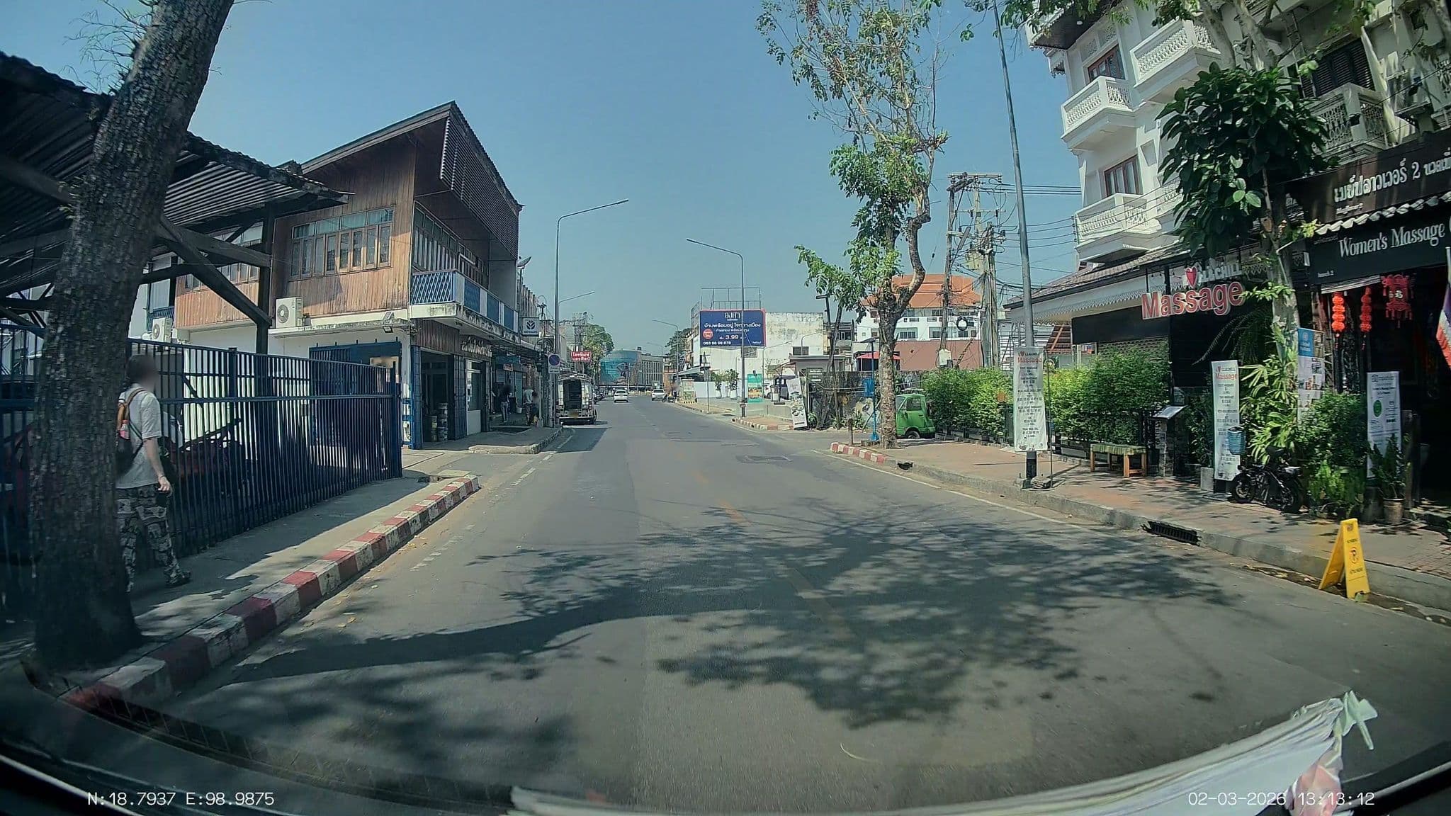 Street view near Queen Victoria Inn, Chiang Mai — © ThailandCambodia (CC BY-SA · Mapillary)