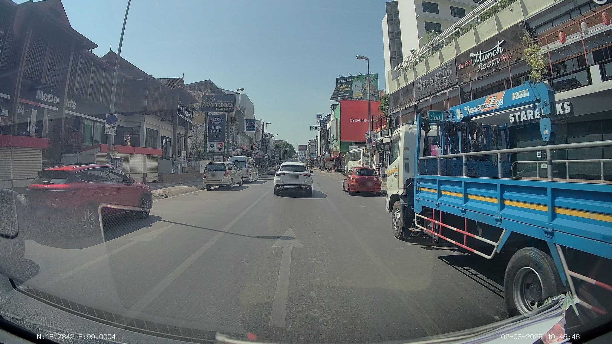 Street view near โรงแรมรอยัลปริ๊นเซส เชียงใหม่, Chiang Mai — © ThailandCambodia (CC BY-SA · Mapillary)