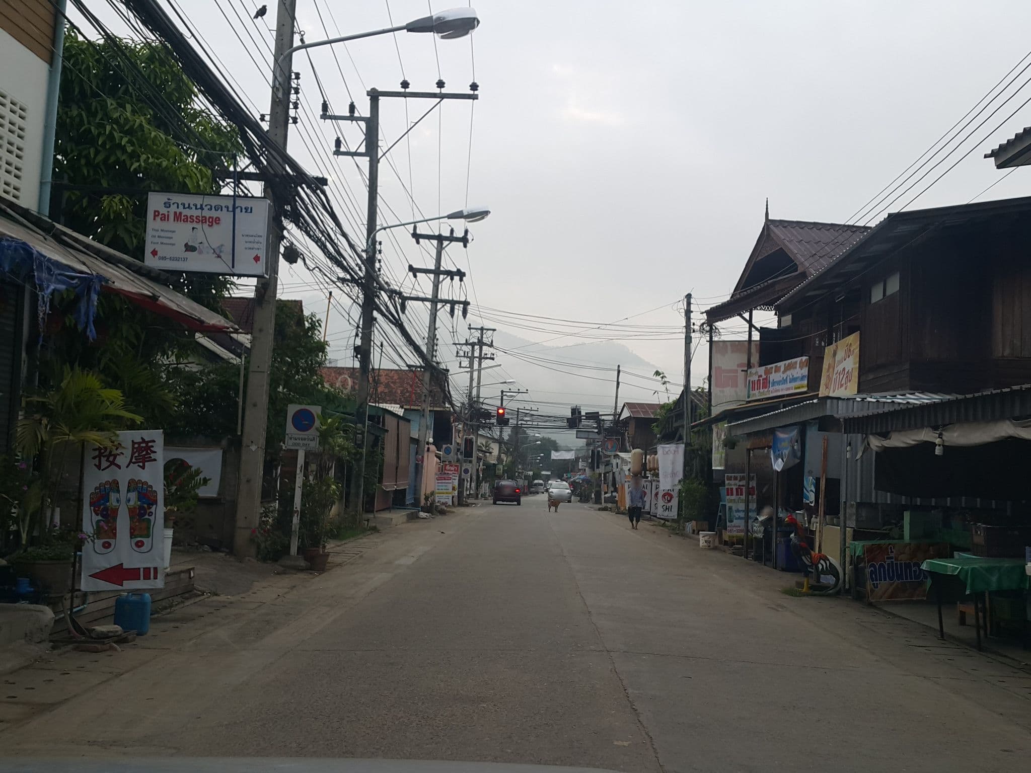 Street view near Hakka Pai Hotel, Pai — © jrcarlsen (CC BY-SA · Mapillary)
